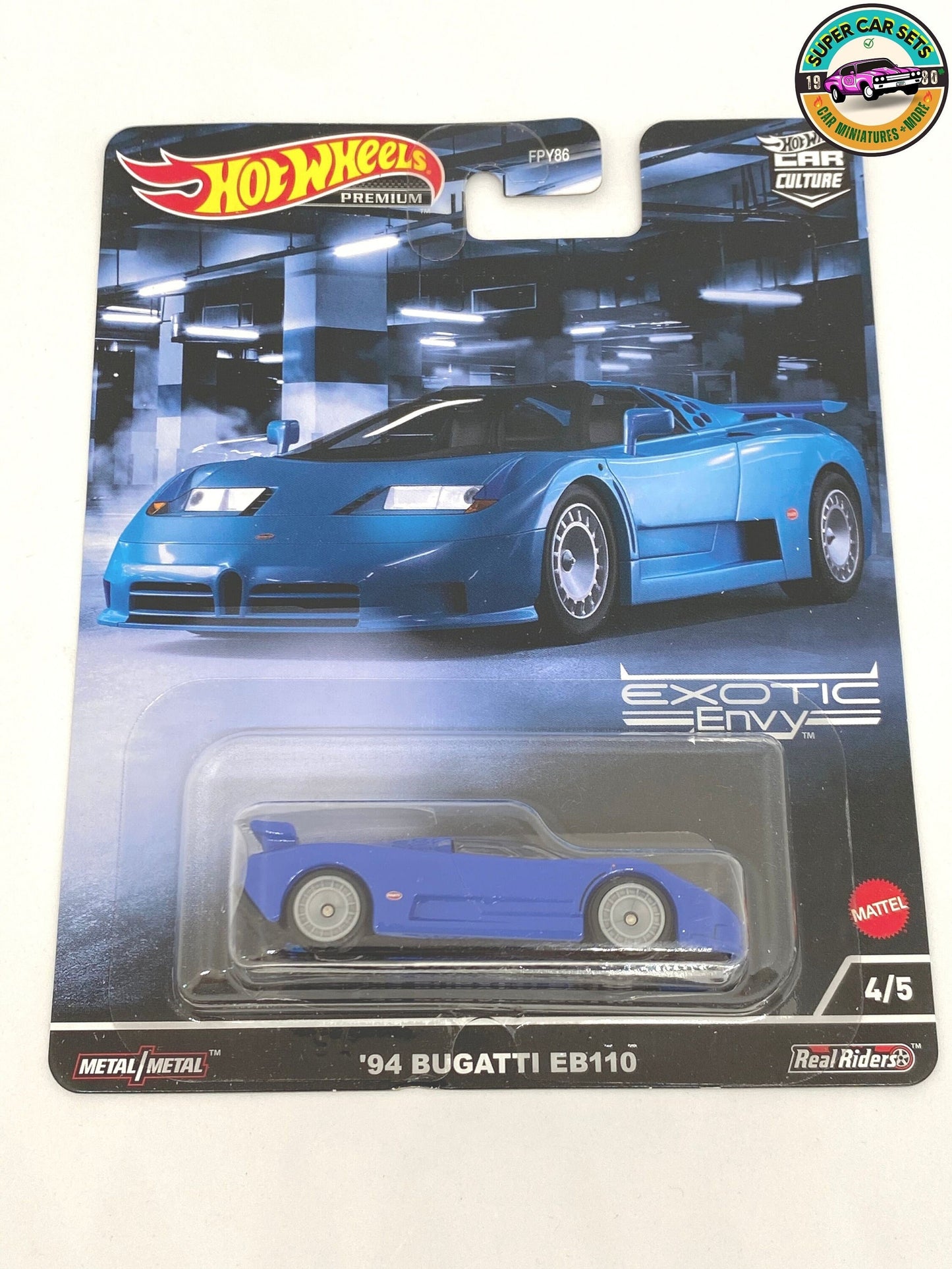 94 Bugatti EB110 aus der Hot Wheels Premium Car Culture Serie – Exotic Envy 4/5