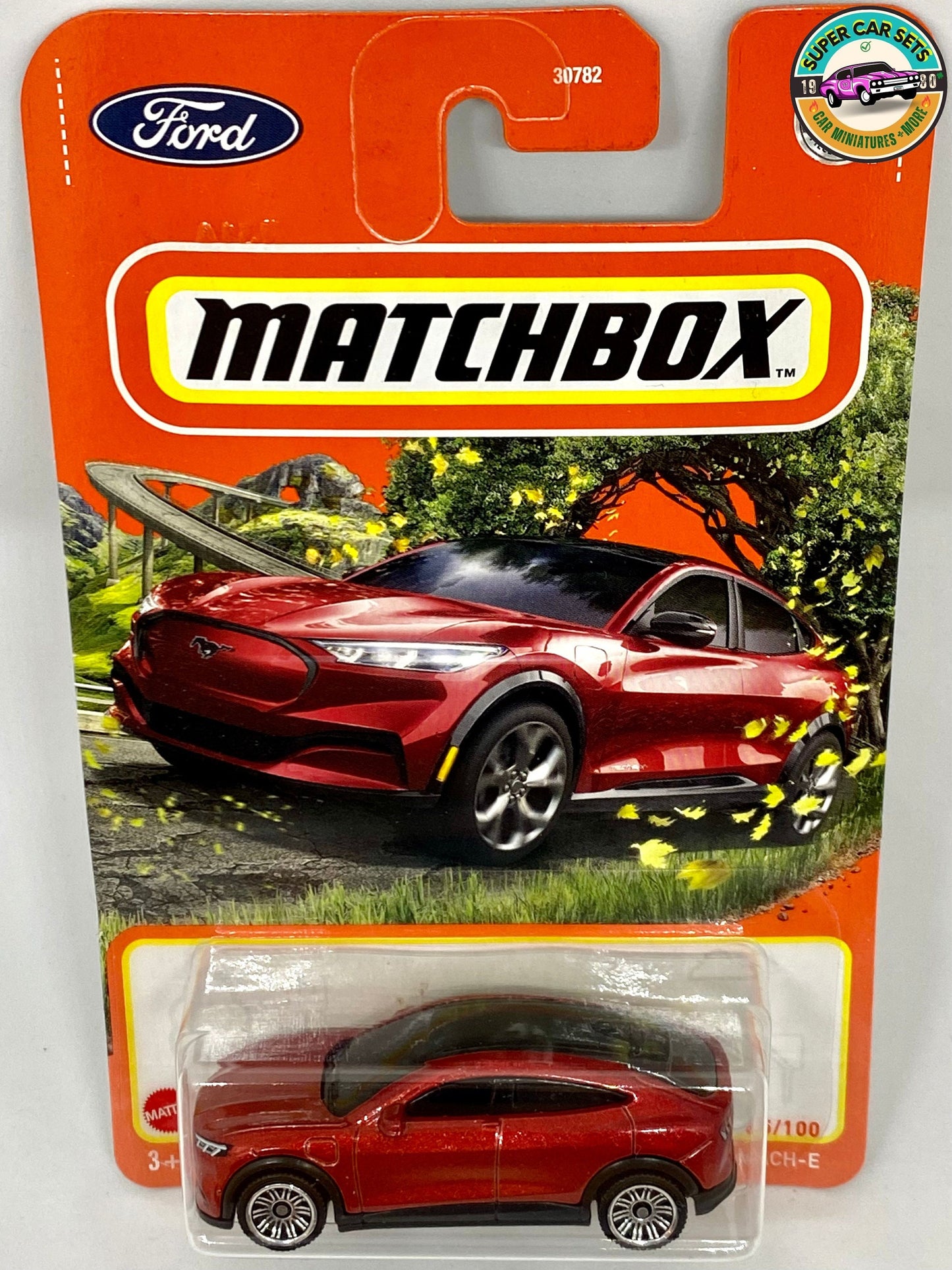 Set mit 5 Elektroautos von Matchbox • Tesla Model X • 2021 Ford Mustang Mach-E • Audi E-Tron • Volkswagen EV4 • Tesla Model Y