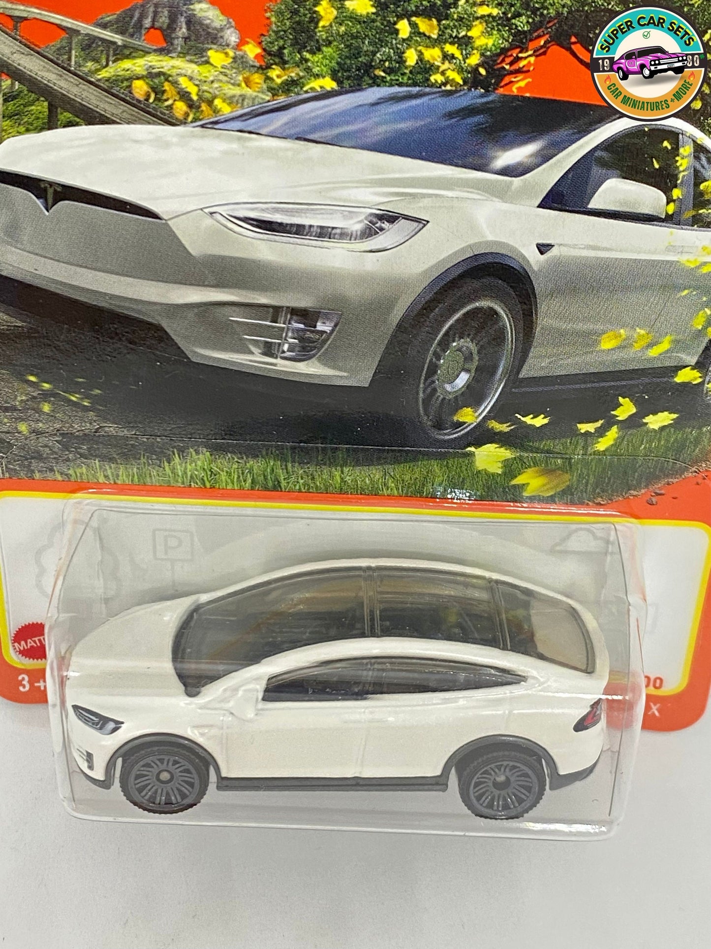 Set mit 5 Elektroautos von Matchbox • Tesla Model X • 2021 Ford Mustang Mach-E • Audi E-Tron • Volkswagen EV4 • Tesla Model Y