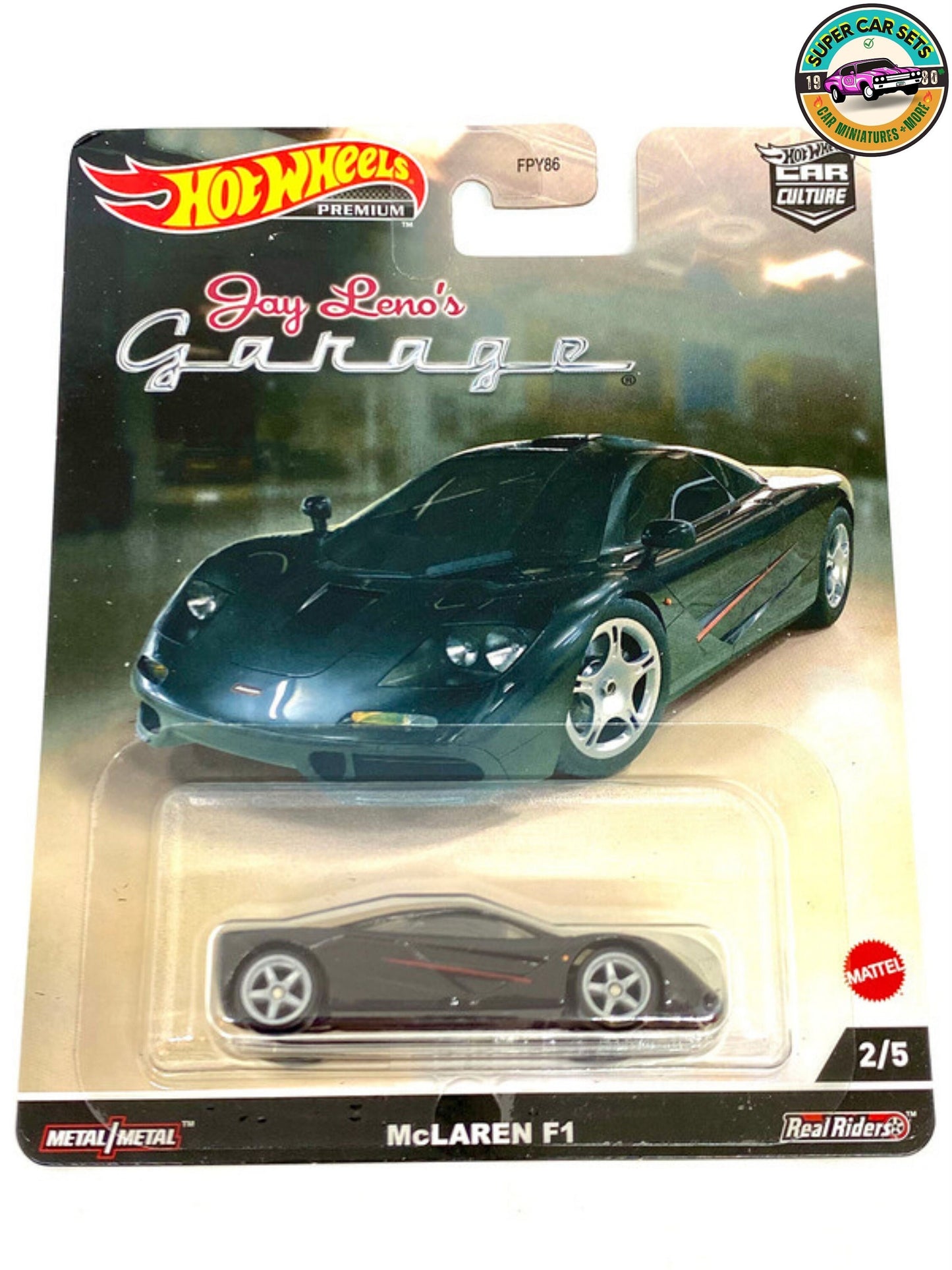 McLaren F1 du garage de Jay Leno - 2/5 Hot Wheels - Premium - Culture automobile