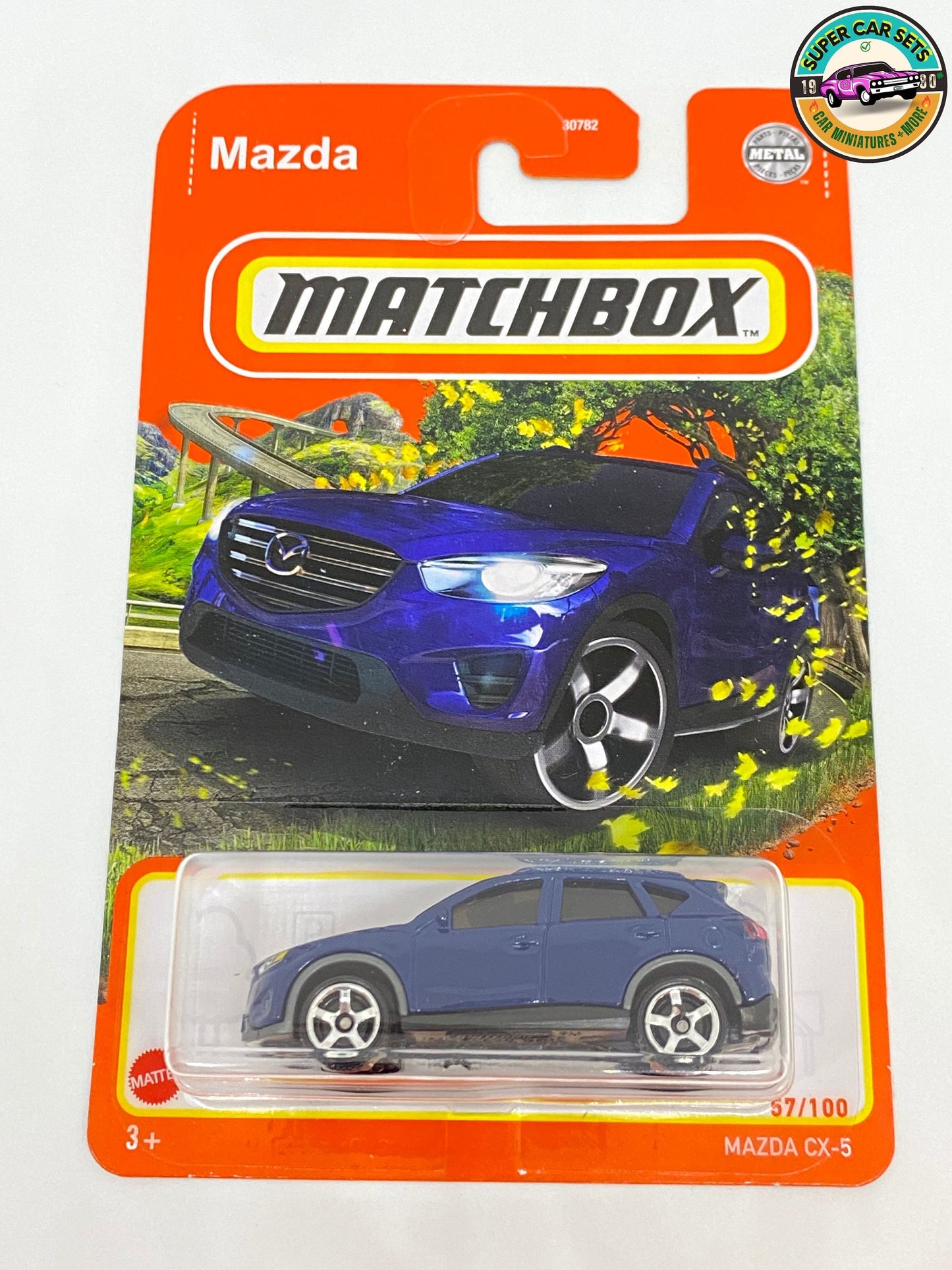 Set mit 6 MAZDA-Autos • MazdaRX-7 rot • MazdaRX-7 blau • 2019 Mazda 3 • CX-5 • '95 Rx-7 • '91 Mx-5 Miata, hergestellt von Hot Wheels und Matchbox