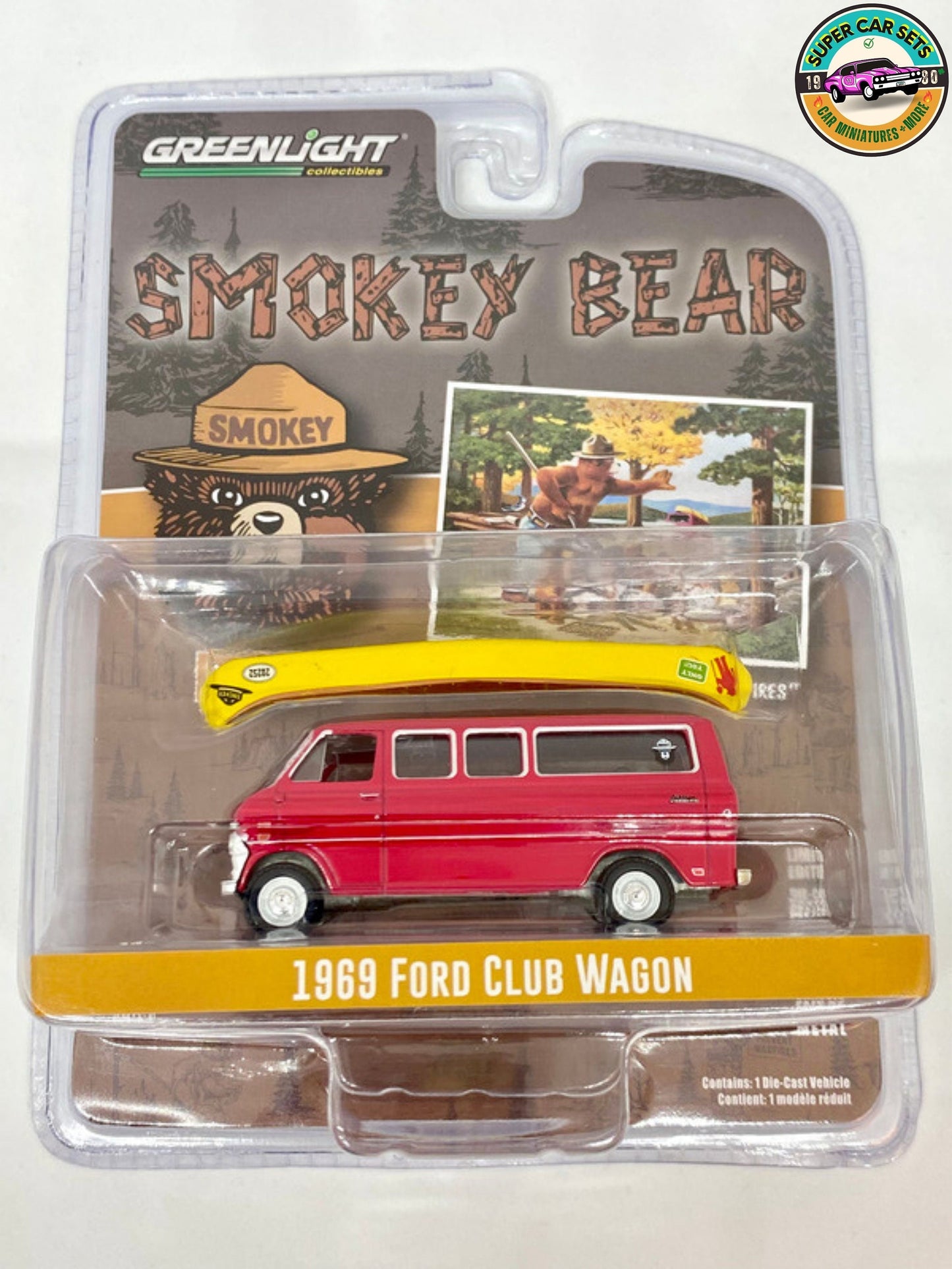 Smokey Bear Serie 1 - Ford Club Wagon 1969 fabriqué par Greenlight