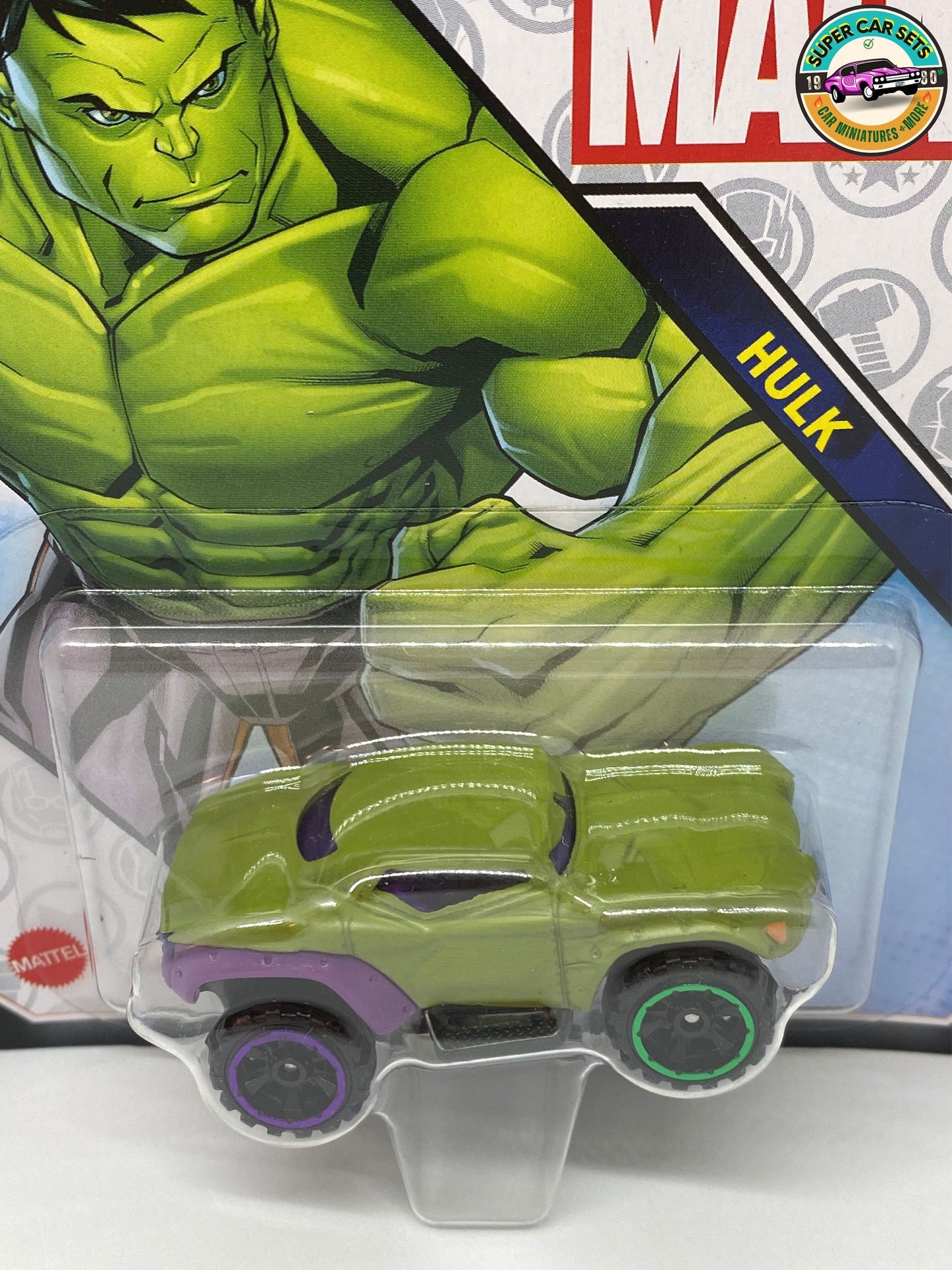 Hulk + She-Hulk Hot_Wheels Personnages Voitures Marvel