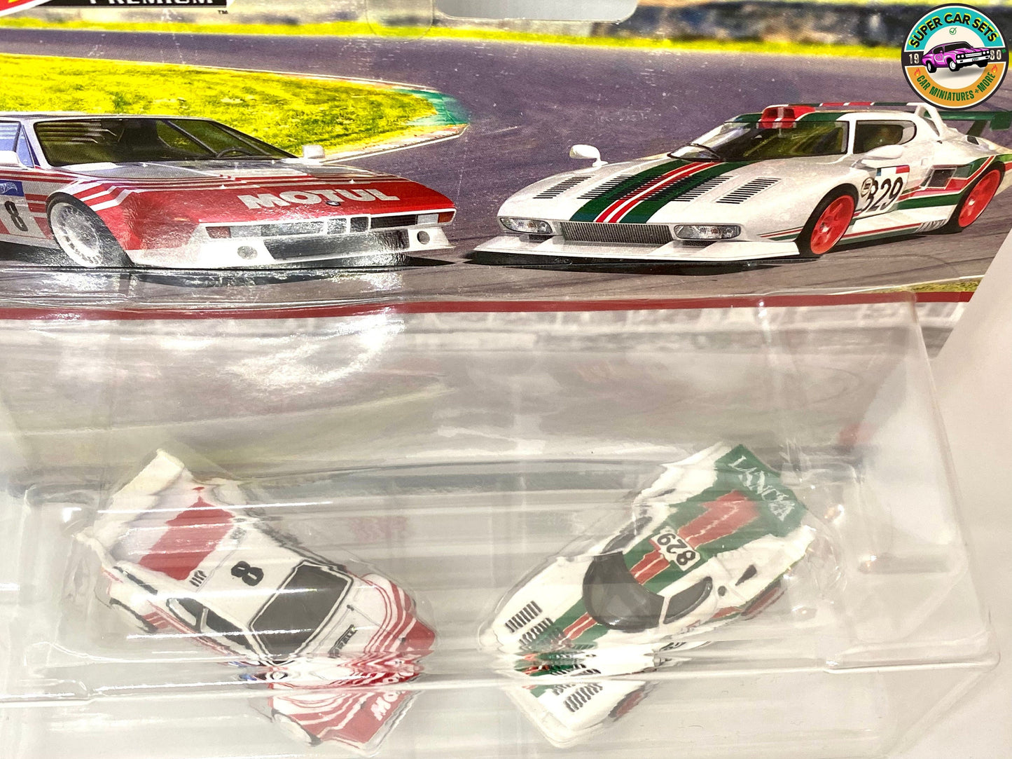 2-Cars-Pack BMW M1 Procar + Lancia Stratos Group 5 Hot Wheels Premium Car Culture