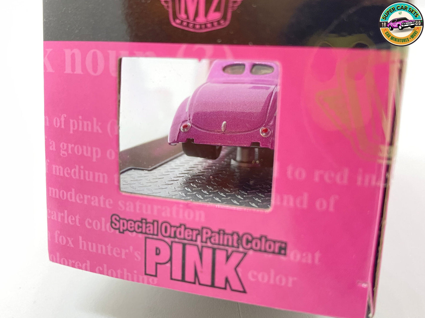 PINK 1941 Willys Coupe made by M2 Machines