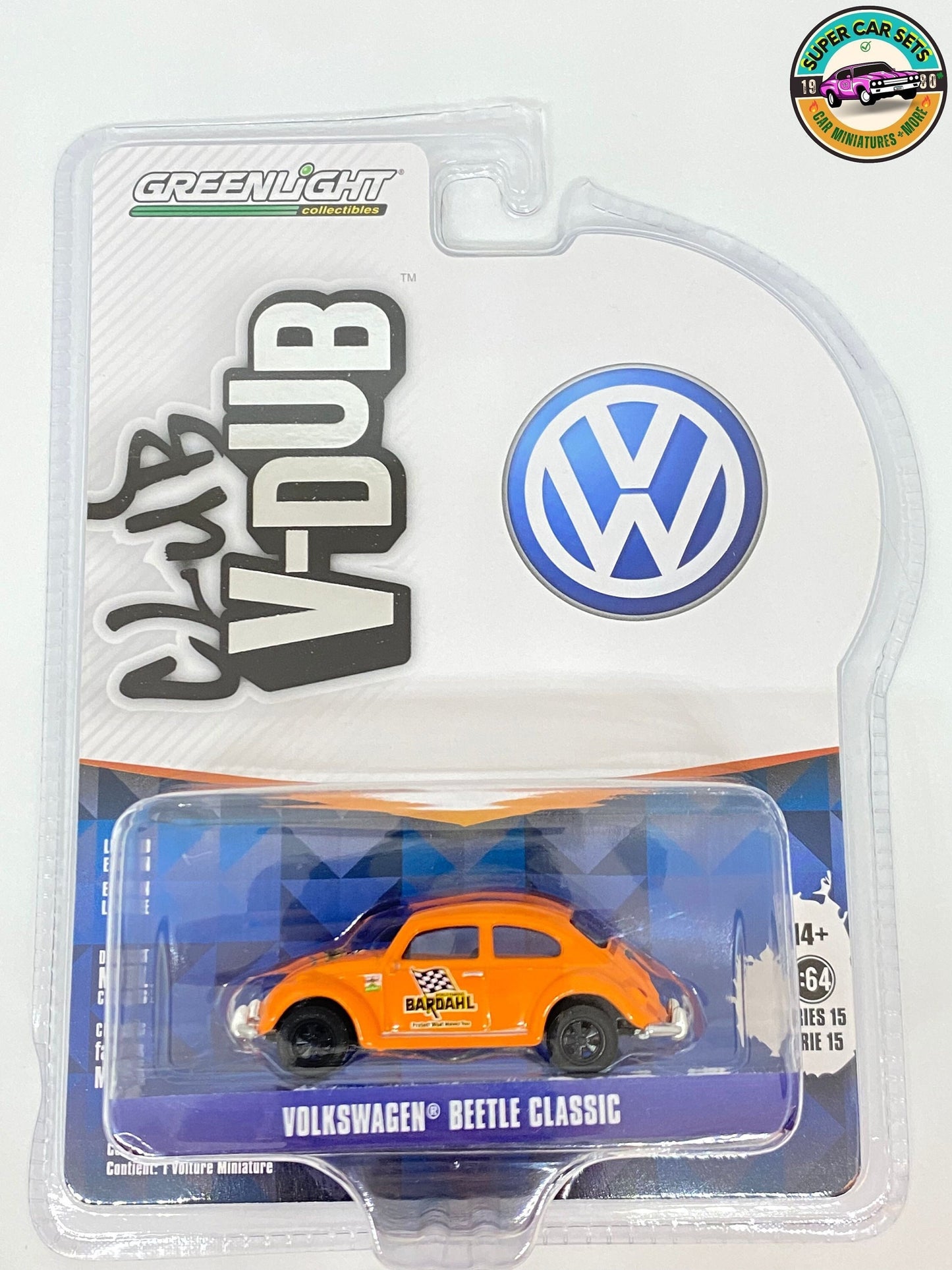 Volkswagen Beetle Classic - Club V-Dub - fabriqué par Greenlight Collectables