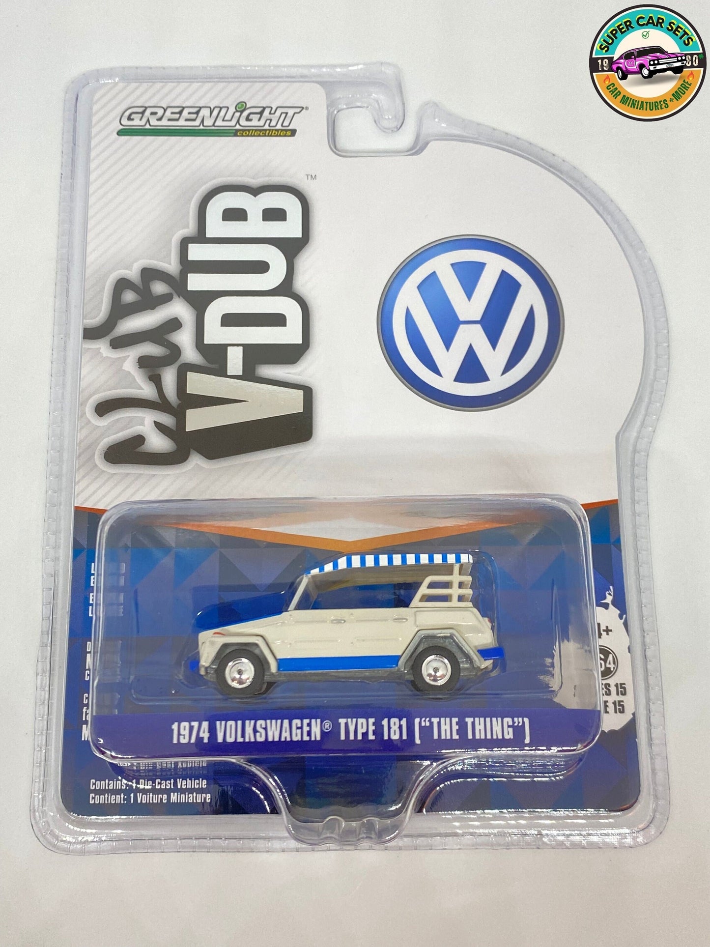 1974 Volkswagen Type 181 (« The Thing ») - Club V-Dub - Serie 15 - réalisé par Greenlight Collectables