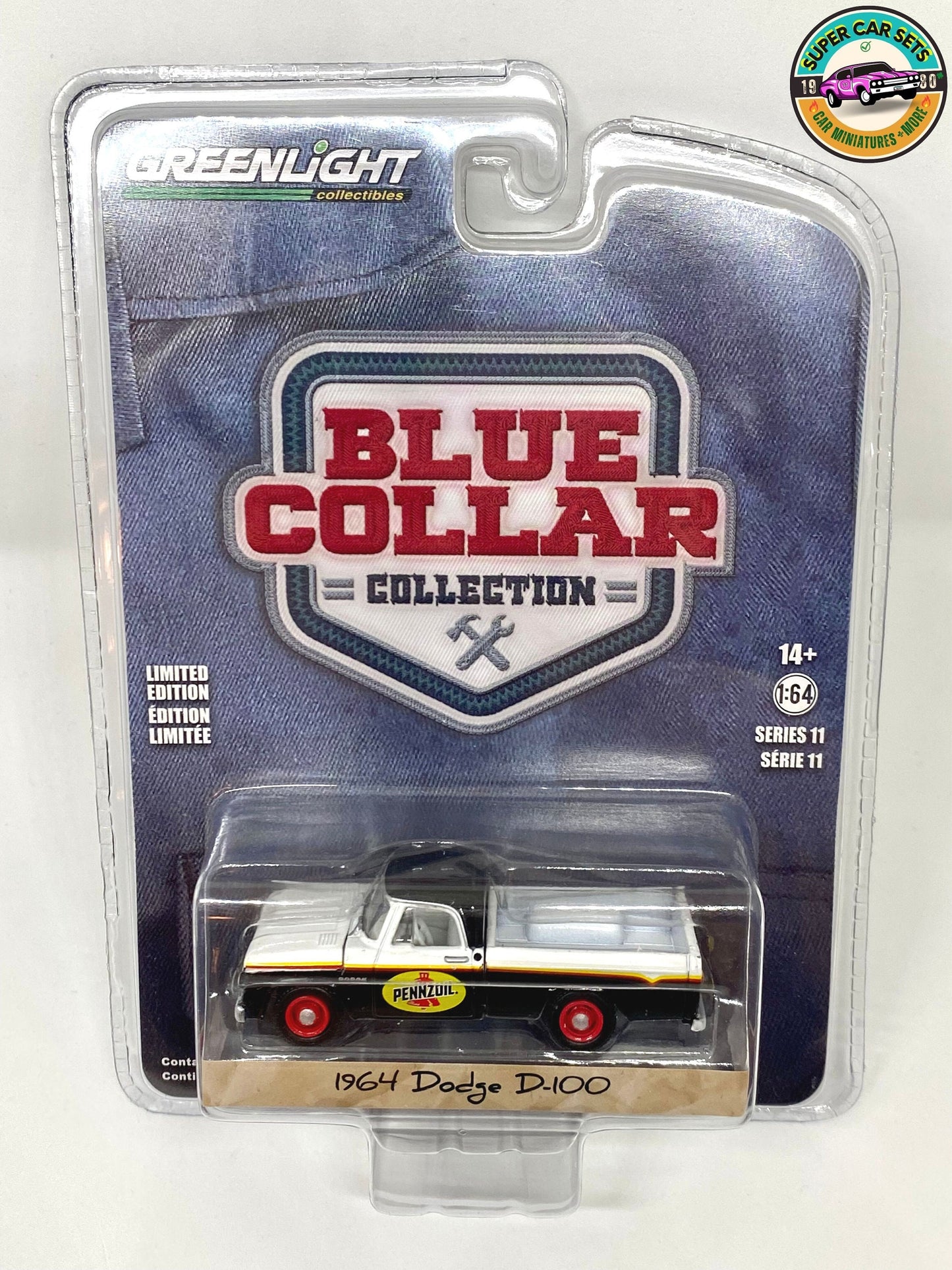 Les 6 voitures de la série 11 de la collection Blue Collar fabriquées par Greenlight Collectibles - Ensemble complet 6 sur 6