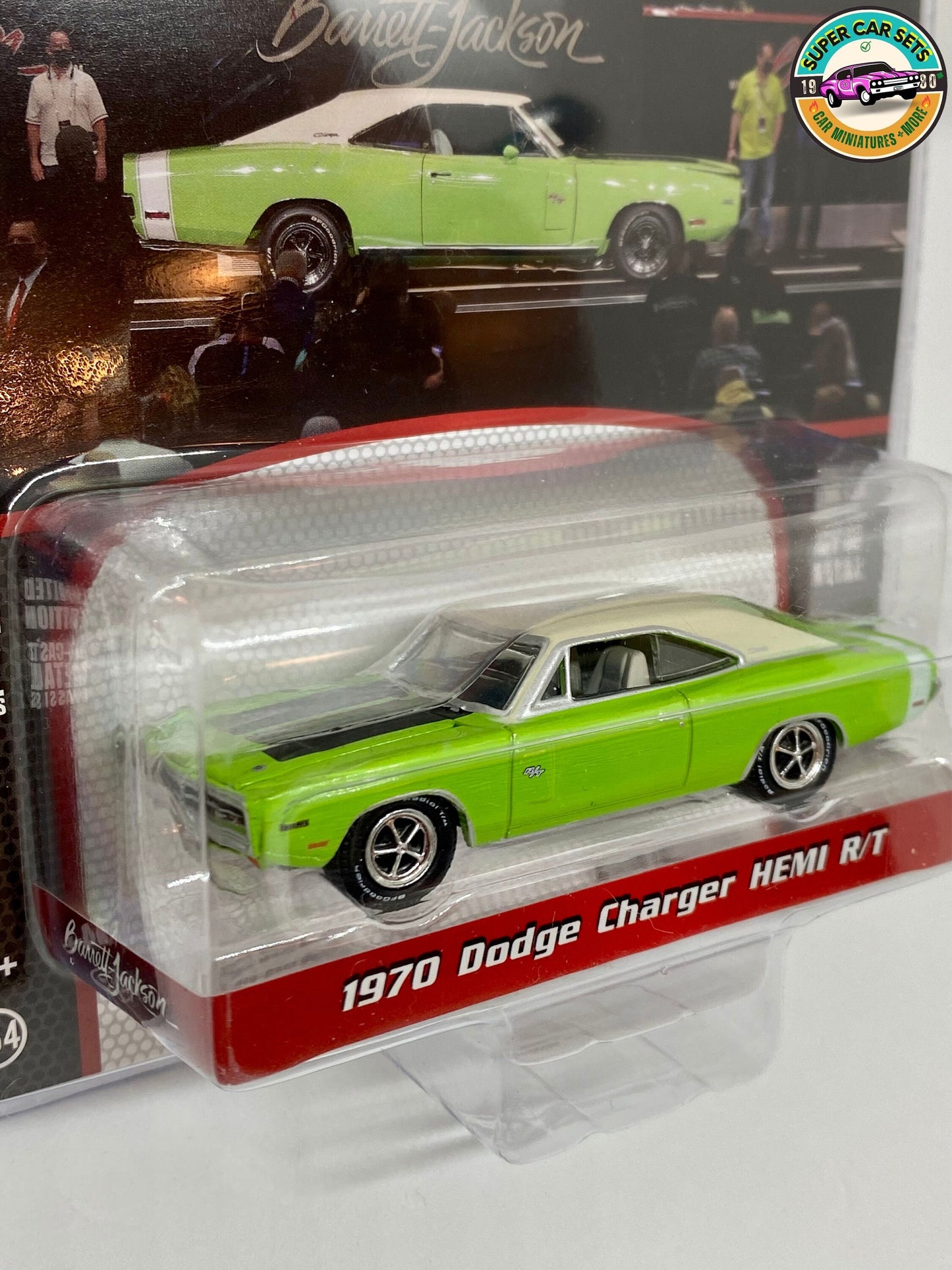 1970 Dodge Charger HEMI R/T - Barrett-Jackson - Série 10 - fabriqué par Greenlight Collectables