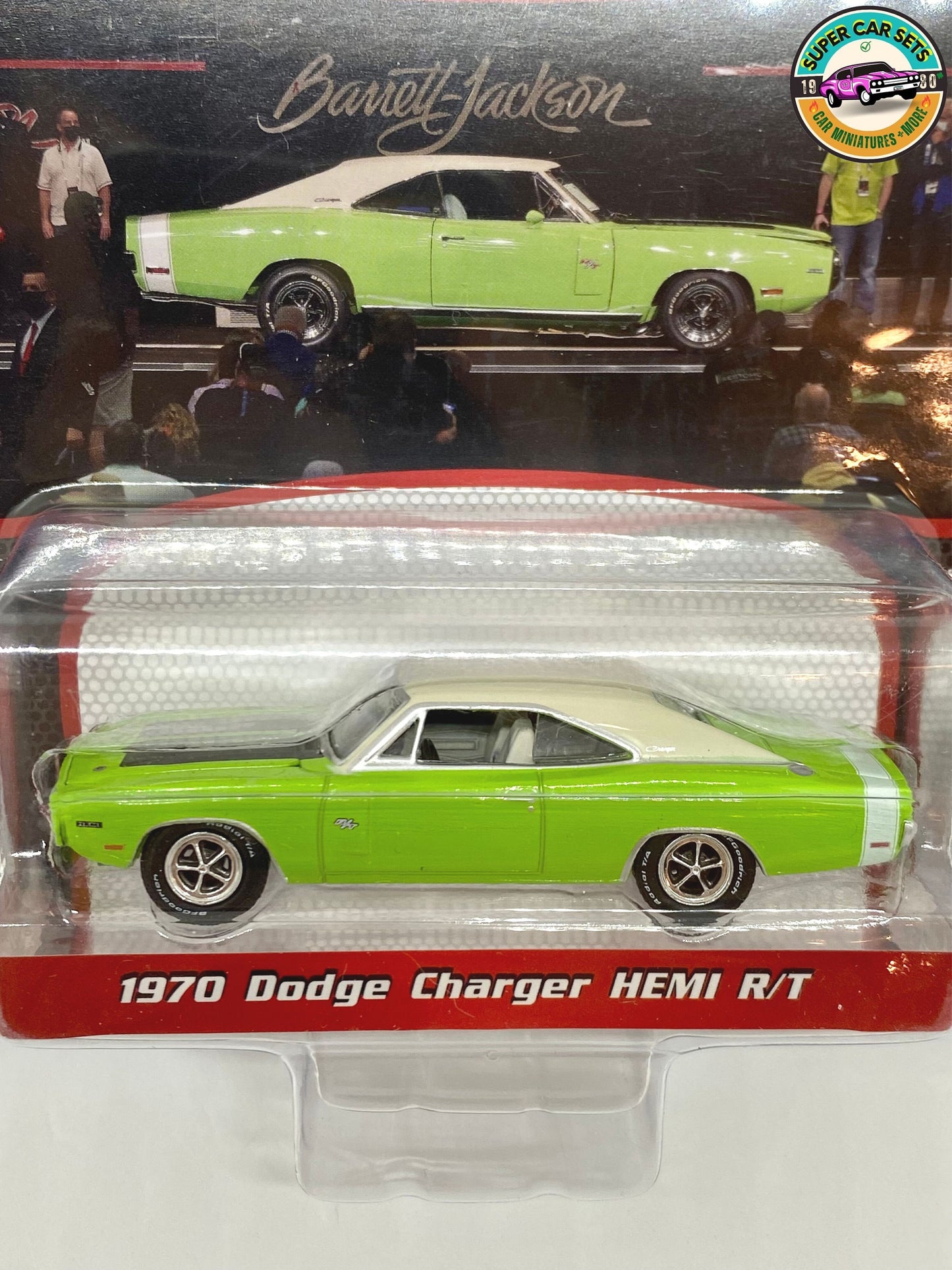 1970 Dodge Charger HEMI R/T - Barrett-Jackson - Série 10 - fabriqué par Greenlight Collectables