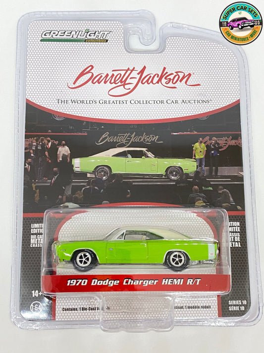 1970 Dodge Charger HEMI R/T - Barrett-Jackson - Série 10 - fabriqué par Greenlight Collectables