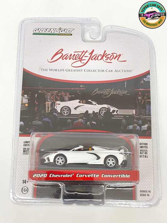 2020 Chevrolet Corvette Cabrio – Barrett-Jackson – Serie 10 – hergestellt von Greenlight Collectables