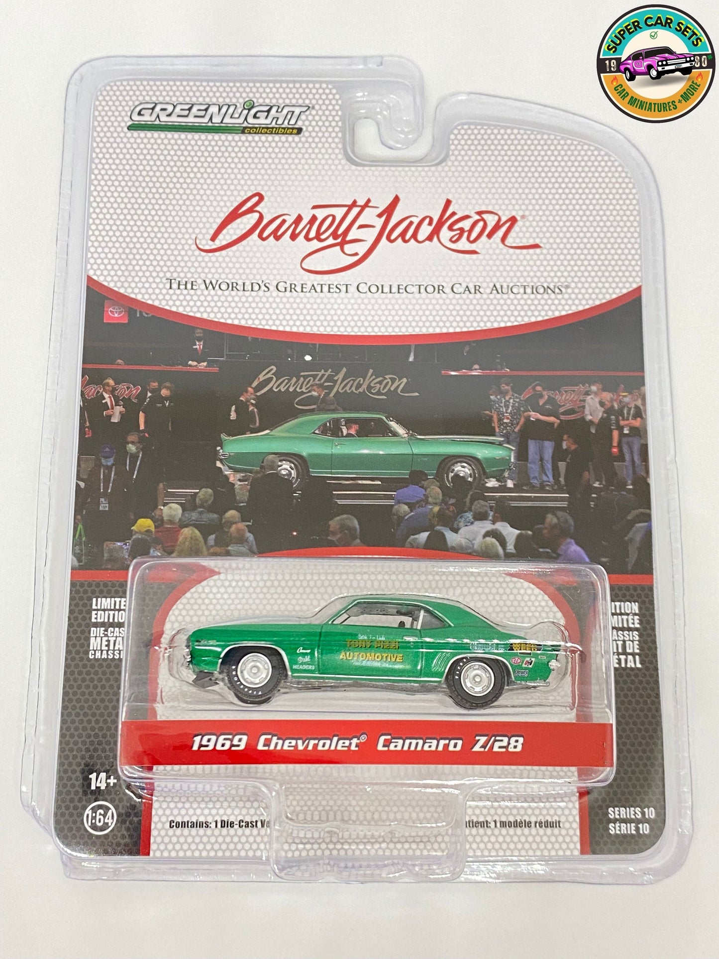 1969 Chevrolet Camaro X/28 - Barrett-Jackson - Série 10 - fabriqué par Greenlight Collectables