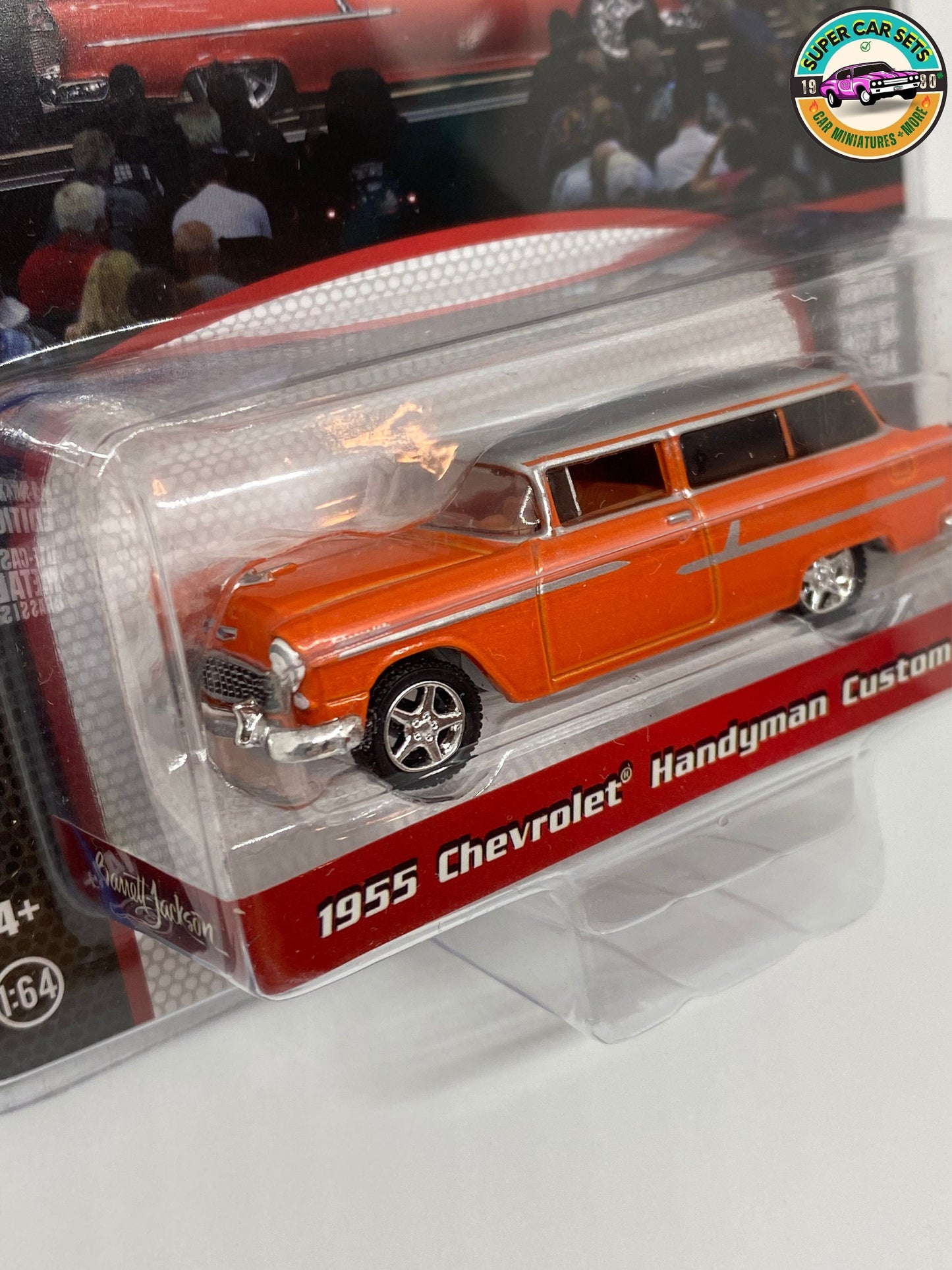 1955 Chevrolet Handyman Custom Wagon Barrett-Jackson - Série 10 - fabriqué par Greenlight Collectables