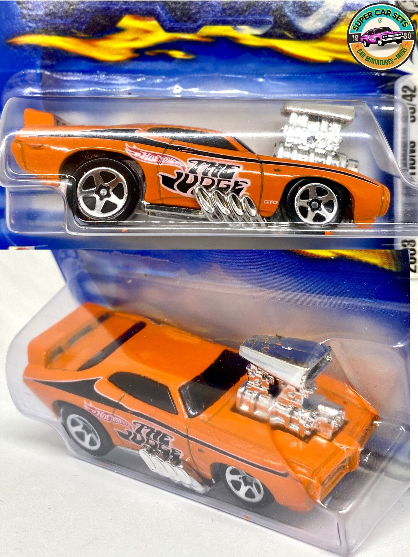 Hot Wheels (VINTAGE) - Pontiac GTO Judge 1969 (année de lancement 2003)