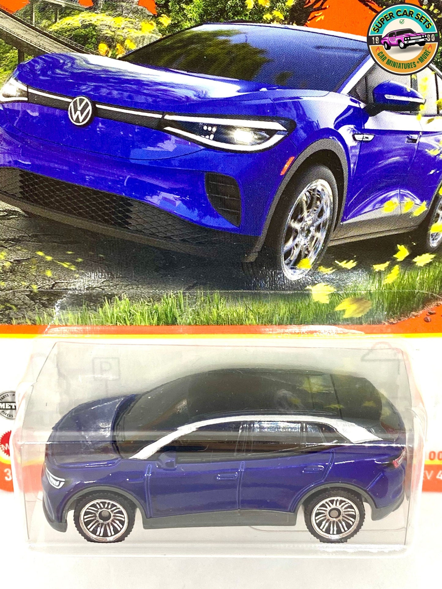 5 ELECTRIC Cars Set made by Matchbox • Tesla Model X • 2021 Ford Mustang Mach-E • Audi E-Tron • Volkswagen EV4 • Tesla Model Y