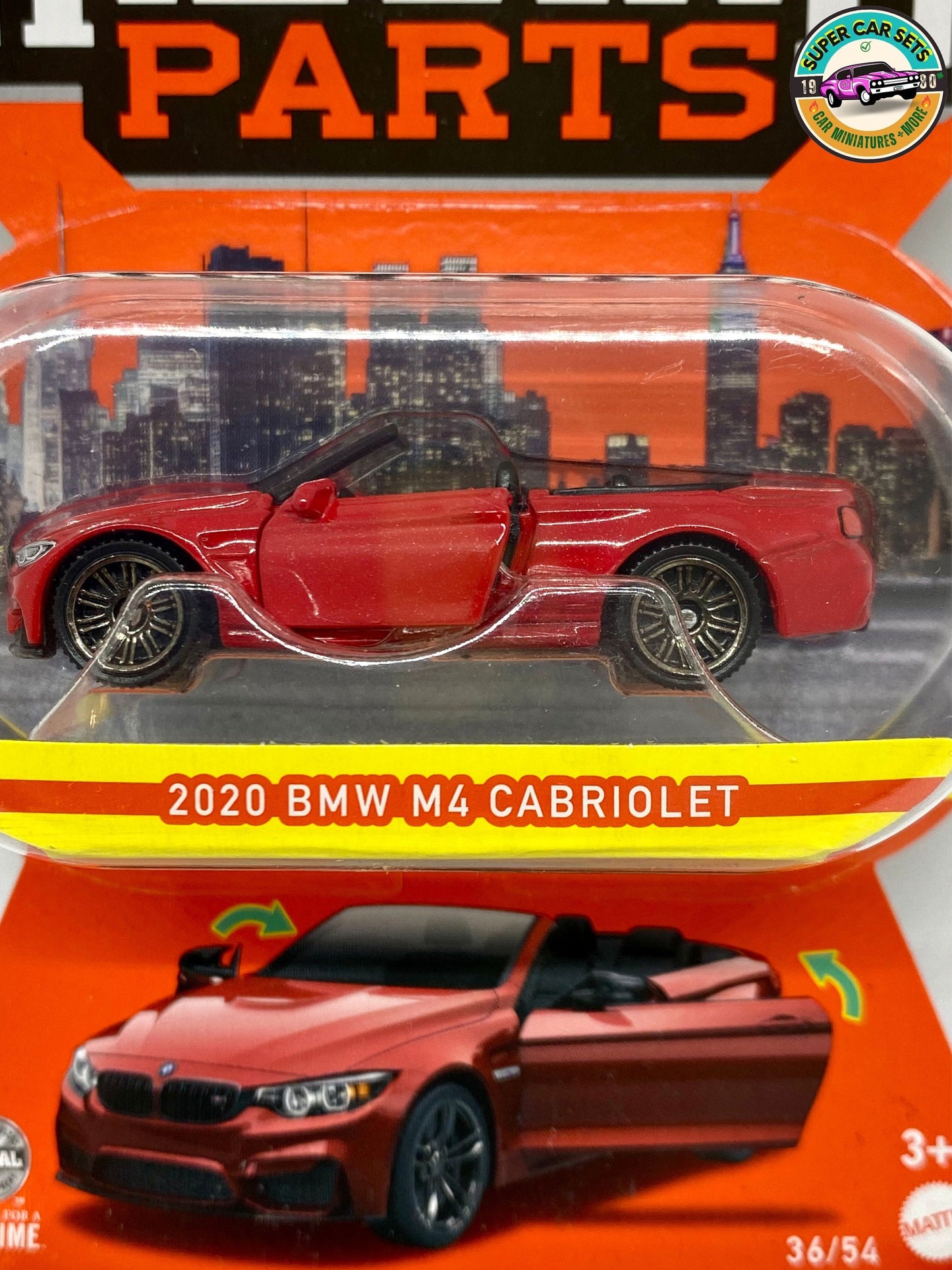 2020 BMW M4 Cabriolet – Matchbox bewegliche Teile