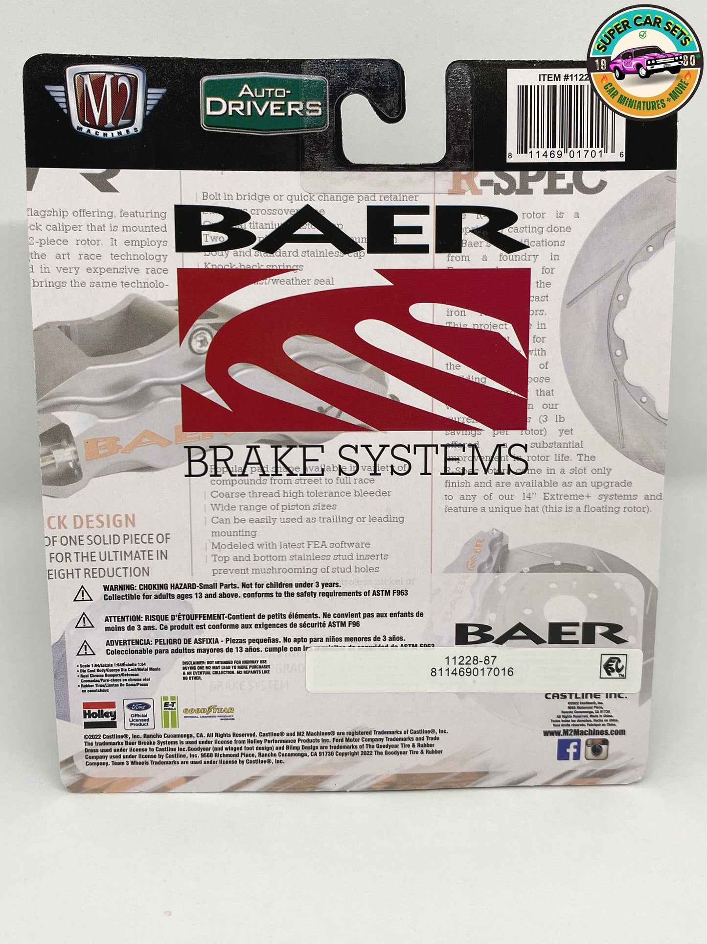 Baer Brakes - Ford Mustang BOSS 429 1970 fabriquée par M2 Machines