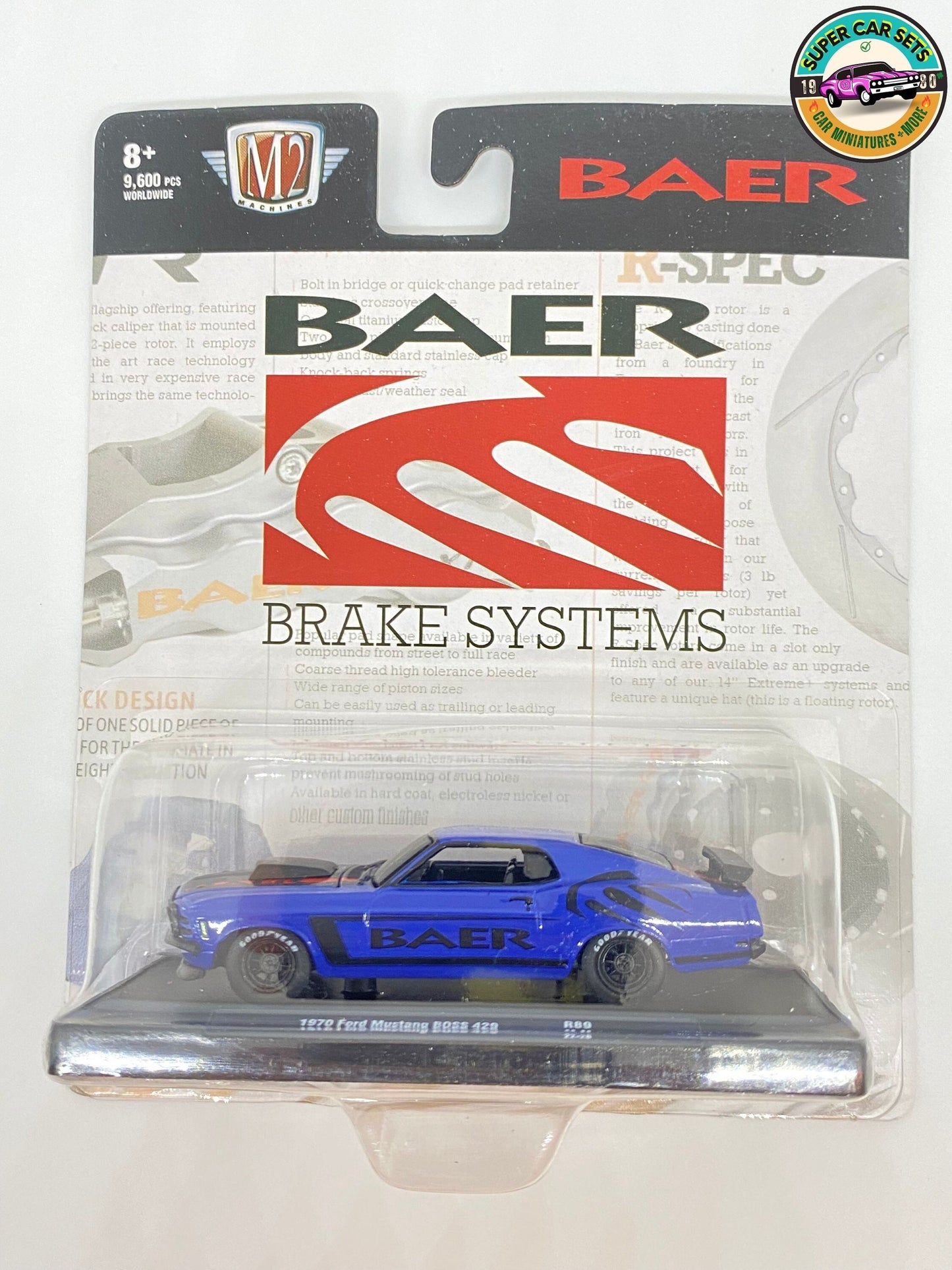 Baer Brakes - Ford Mustang BOSS 429 1970 fabriquée par M2 Machines