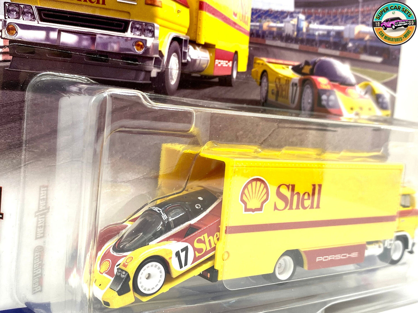 Hot Wheels Team Transport Shell Porsche 962 + Sakura Sprinter