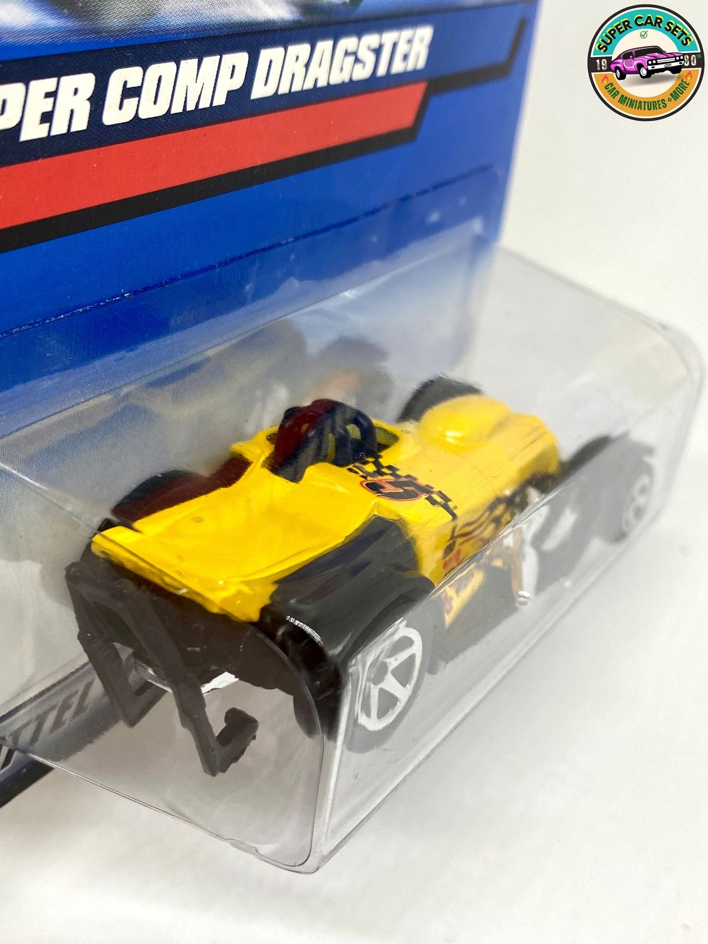 Hot Wheels (VINTAGE) - Super Comp Dragster (couleur jaune) (Année de lancement 2000)