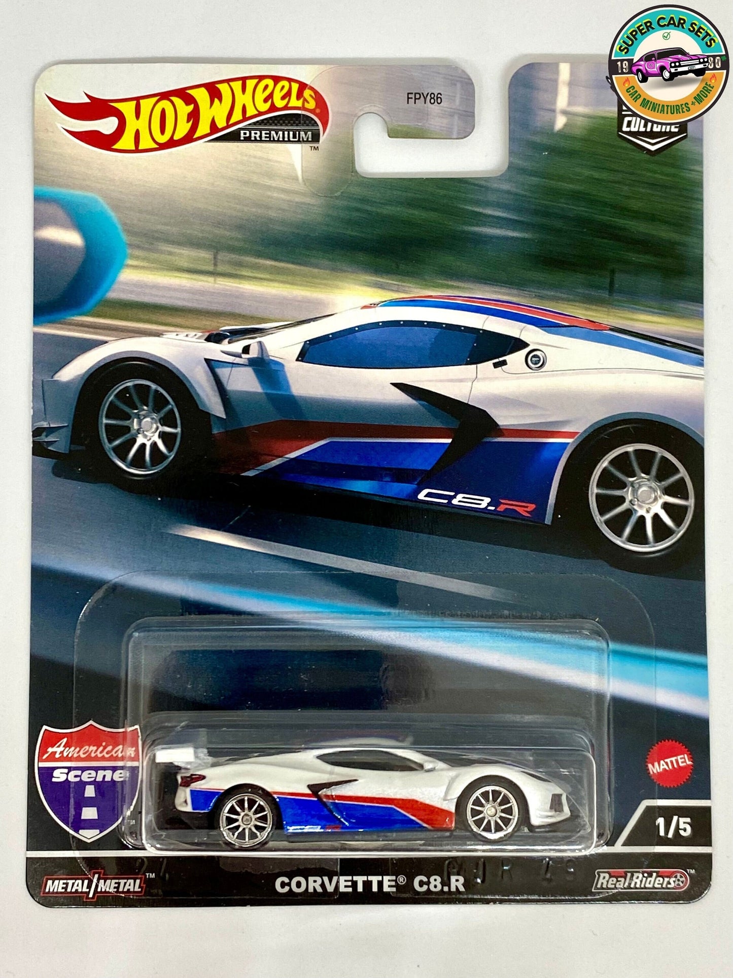 Amerikanische Szene Corvette C8.R – Hot Wheels Premium