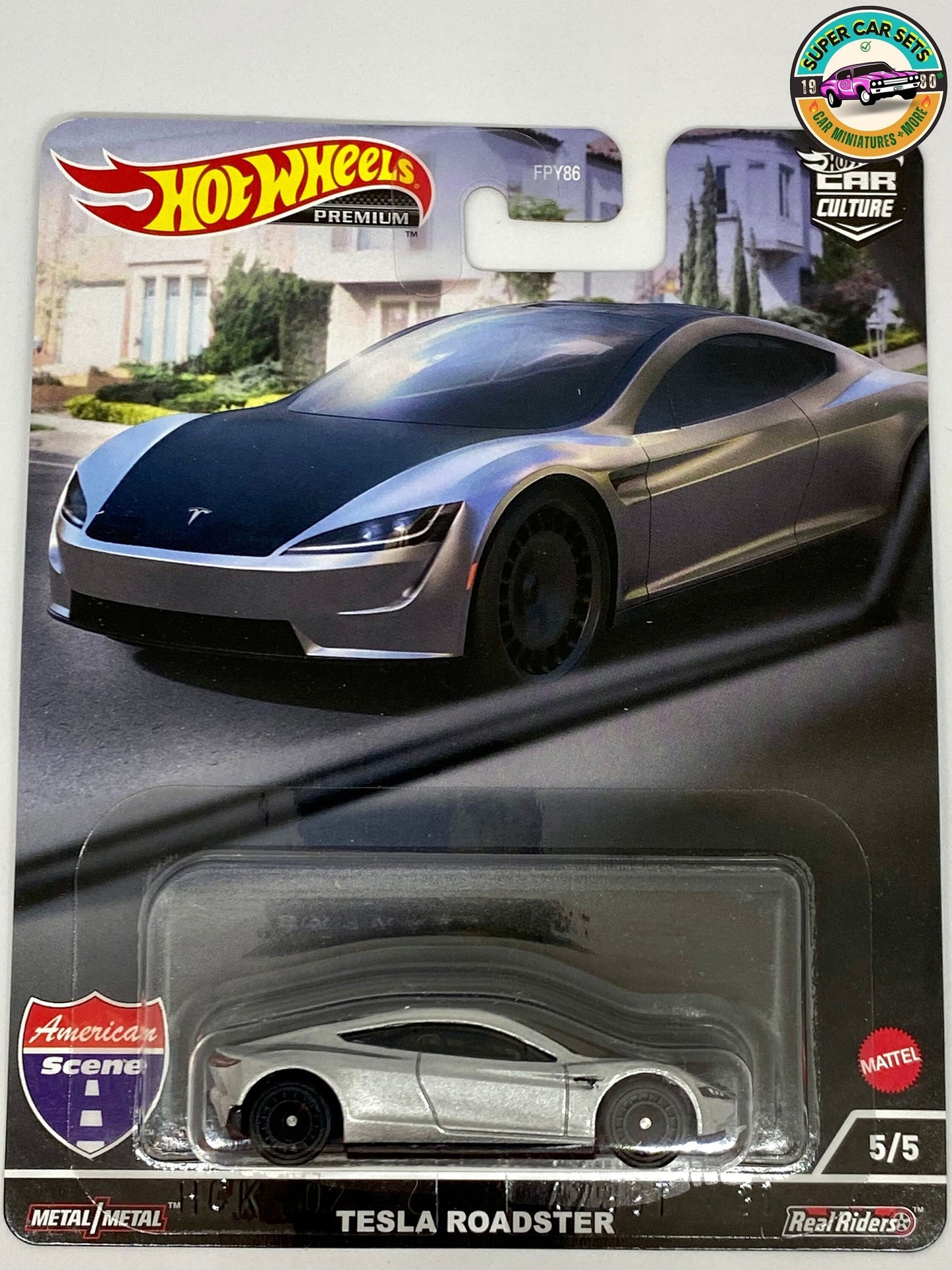 Les 5 voitures Scène américaine - Hot Wheels Premium