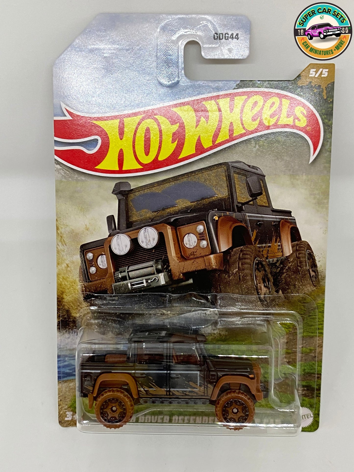 Les 5 voitures (ensemble complet) Mud Runners Hot Wheels