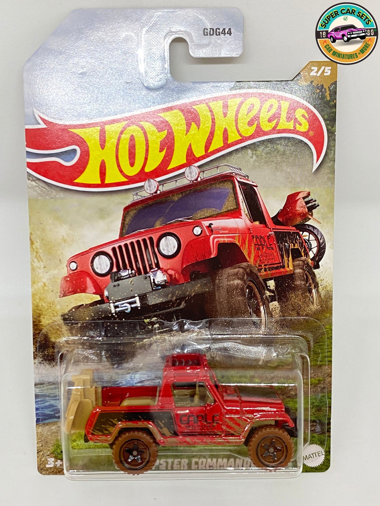 Les 5 voitures (ensemble complet) Mud Runners Hot Wheels