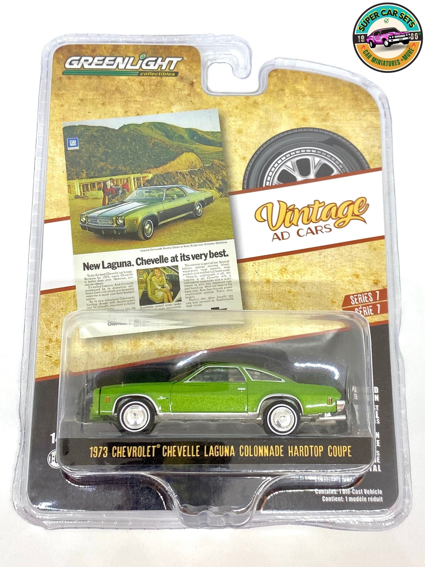 1973 Chevrolet Chevelle Laguna Colonnade Hardtop Coupe - Vintage Serie 7 - made by Greenlight Collectibles