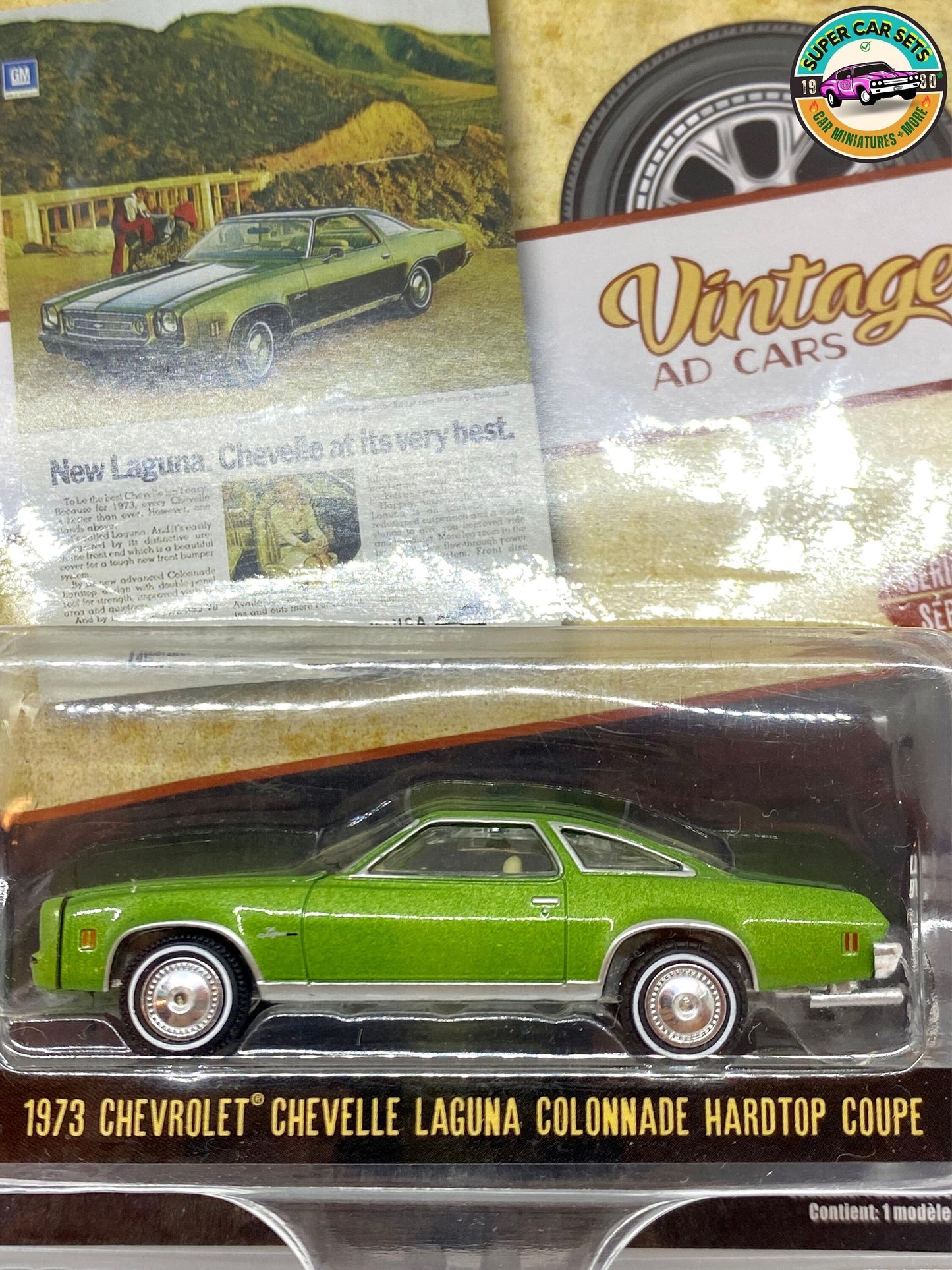 1973 Chevrolet Chevelle Laguna Colonnade Hardtop Coupe - Vintage Serie 7 - made by Greenlight Collectibles