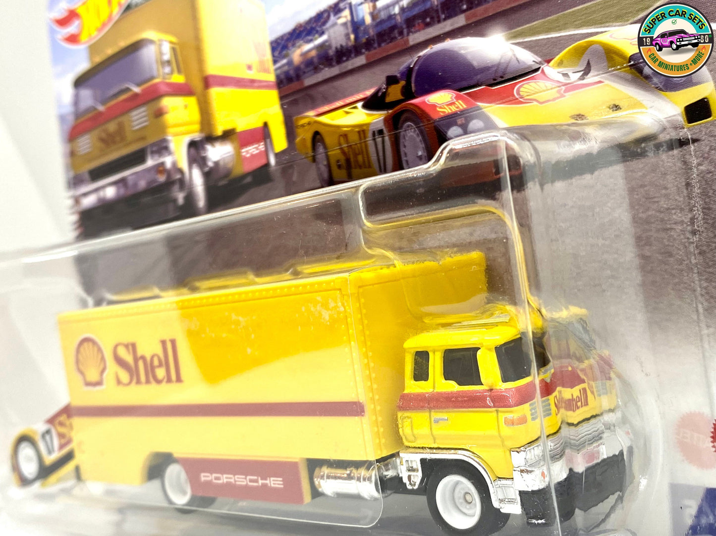 Coque de transport de l'équipe Hot Wheels Porsche 962 + Sakura Sprinter