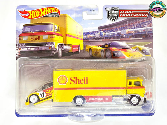 Hot Wheels Team Transport Shell Porsche 962 + Sakura Sprinter