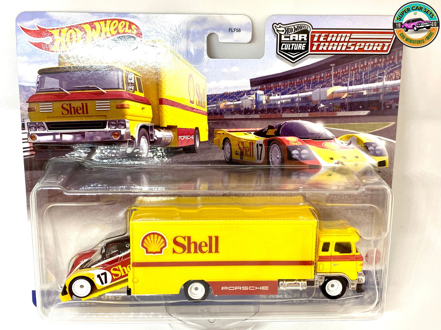 Coque de transport de l'équipe Hot Wheels Porsche 962 + Sakura Sprinter