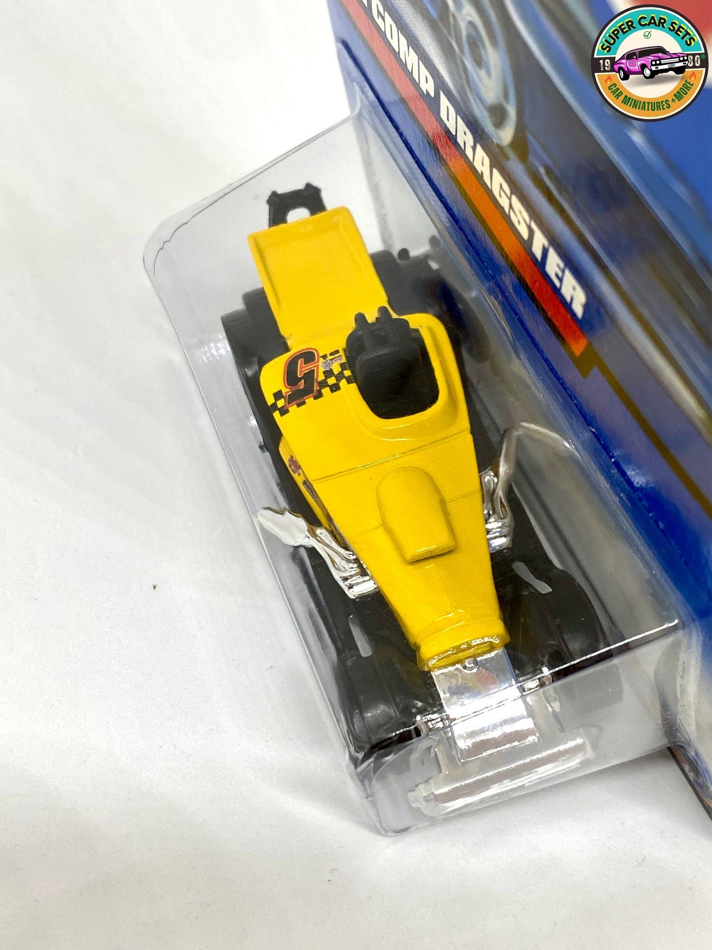 Hot Wheels (VINTAGE) - Super Comp Dragster (couleur jaune) (Année de lancement 2000)