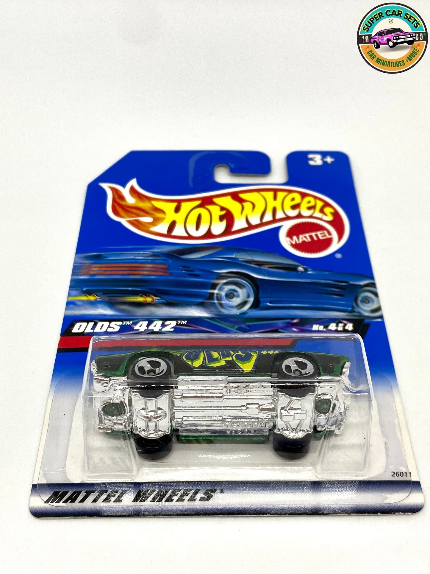 Hot Wheels (VINTAGE) - Olds 442 (green) - #12 (Year launched 2000)