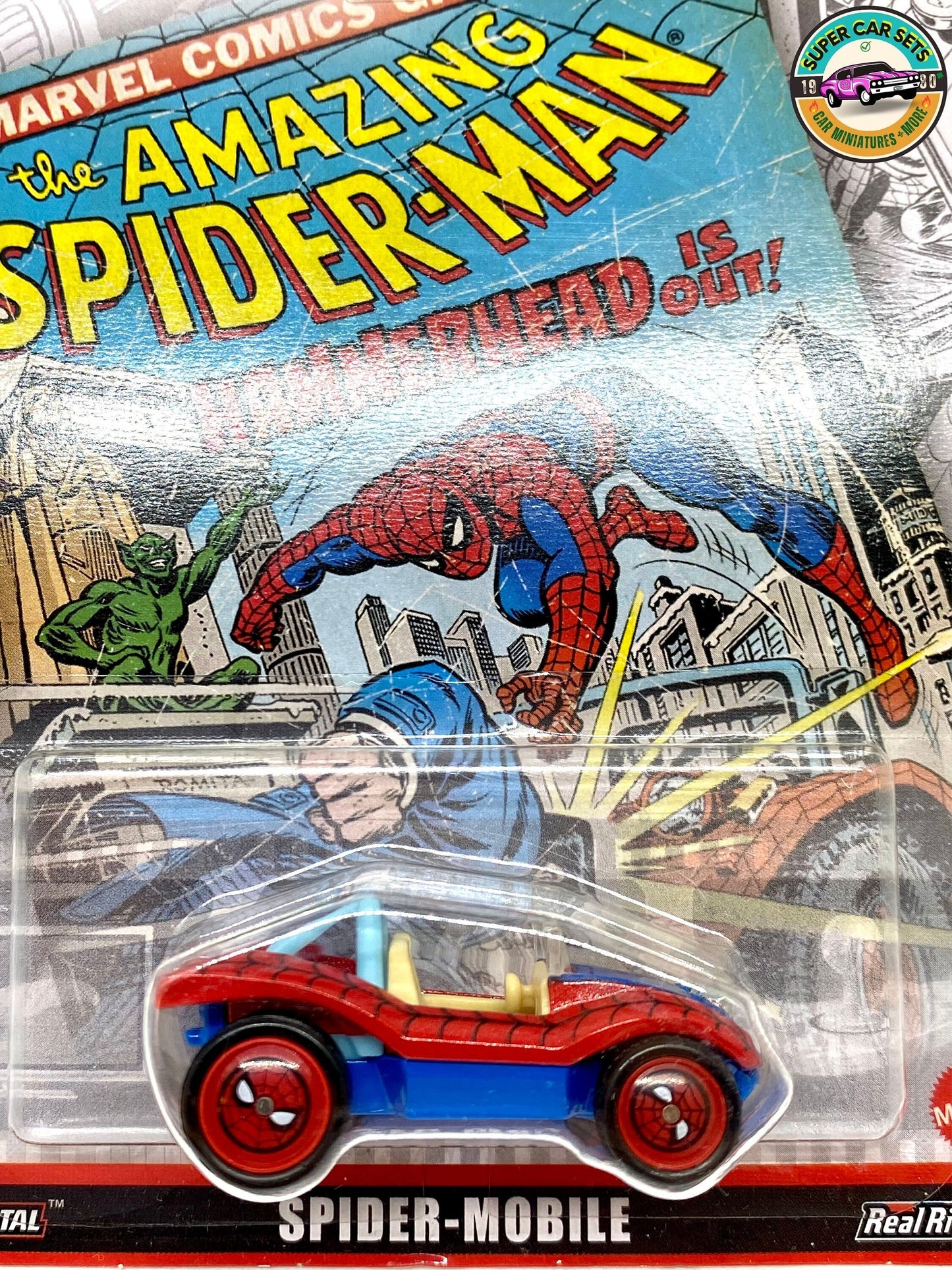 Marvel Spider-Man Spider-Mobile – Hot Wheels Premium