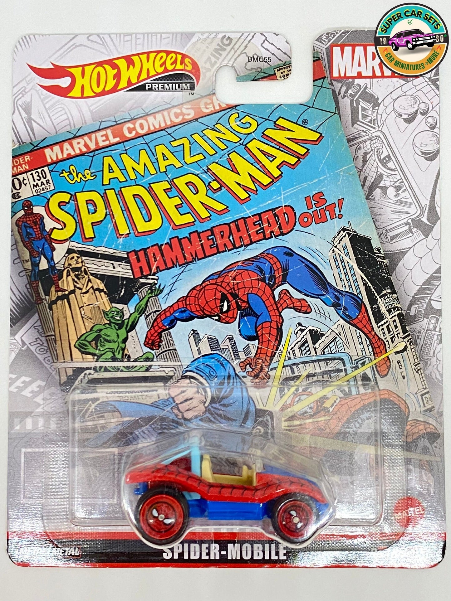 Marvel Spider-Man Spider-Mobile – Hot Wheels Premium