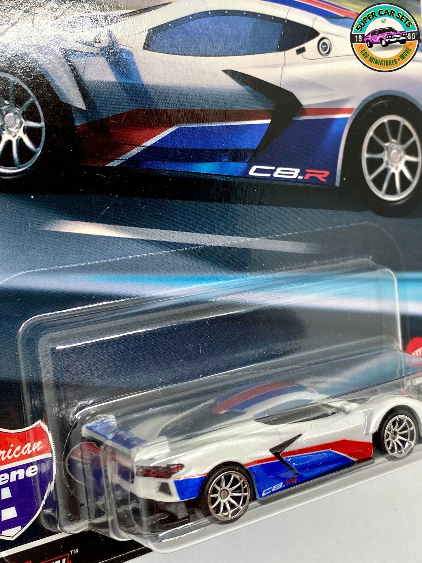 Scène américaine Corvette C8.R - Hot Wheels Premium