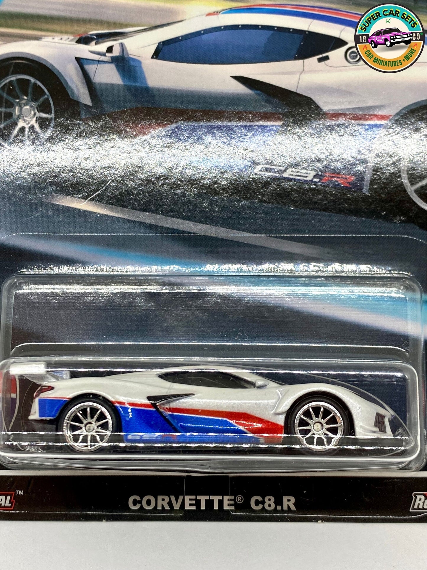 Scène américaine Corvette C8.R - Hot Wheels Premium