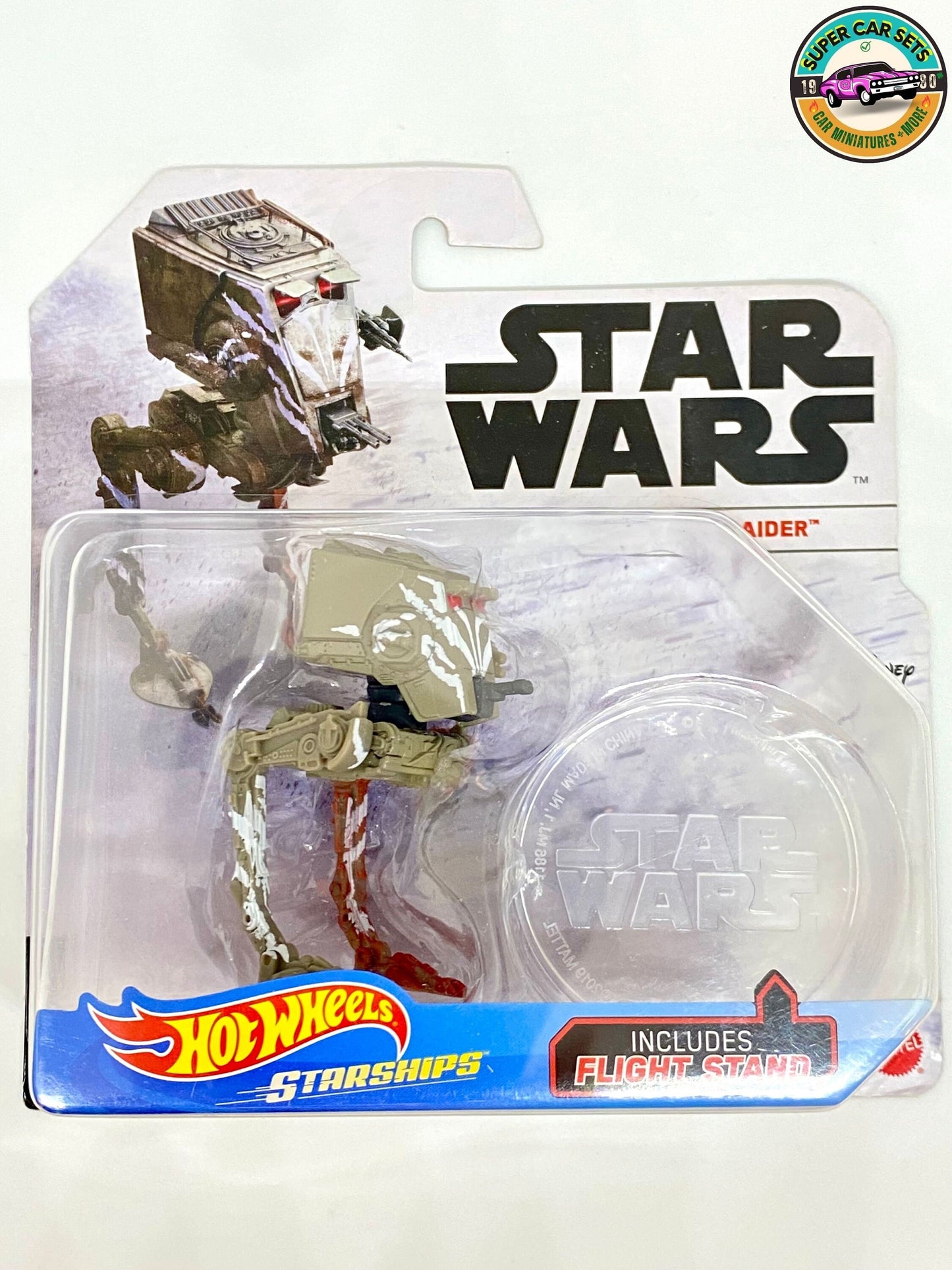 Star Wars - Starships - AT-ST-Raider (comprend le support de vol) Hot Wheels