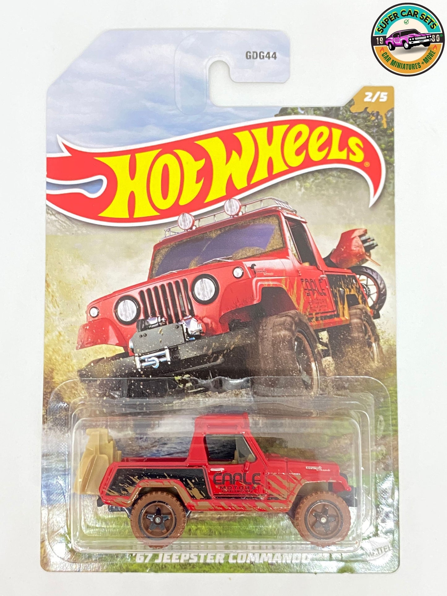 Les 5 voitures (ensemble complet) Mud Runners Hot Wheels