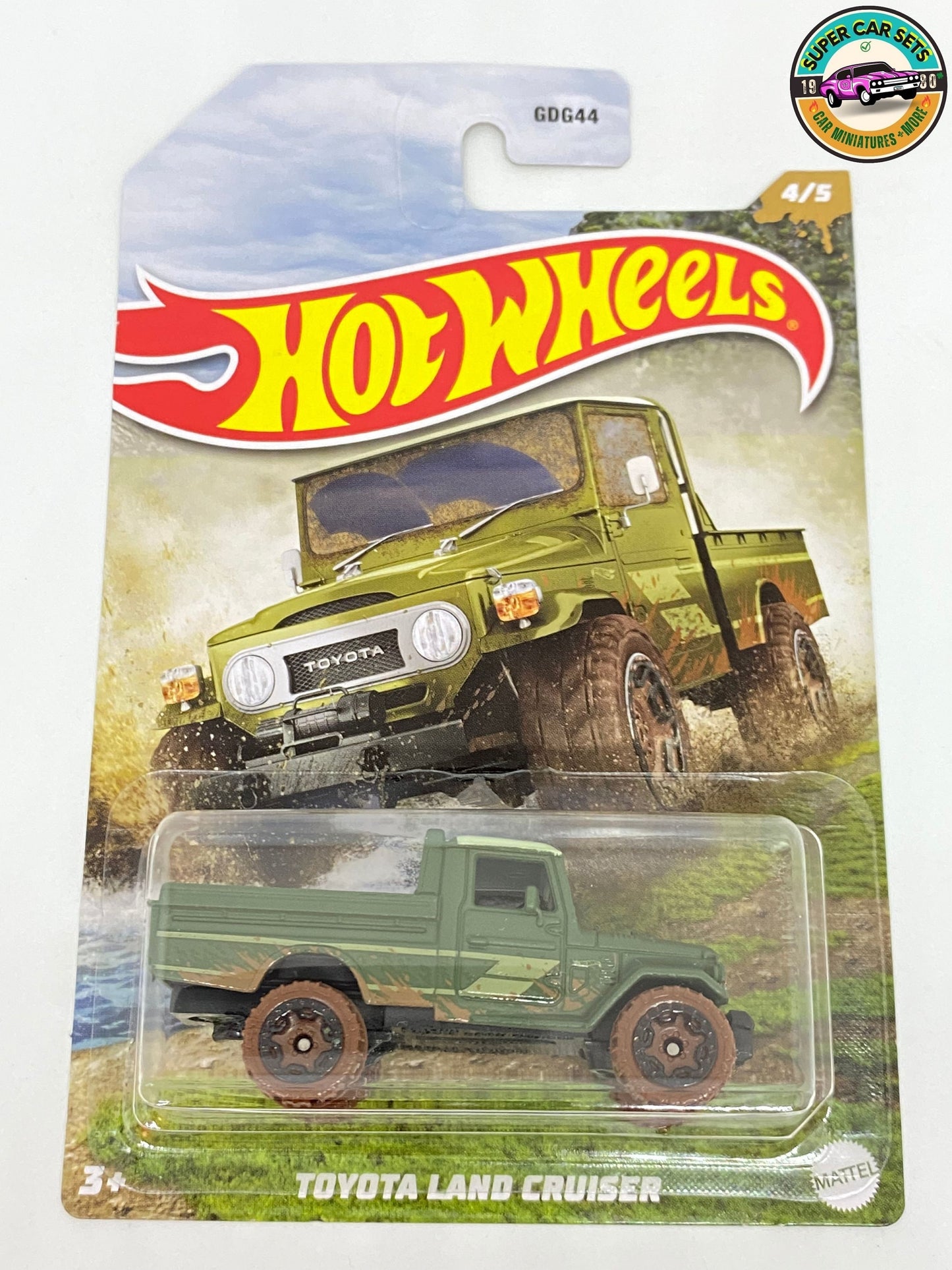 Les 5 voitures (ensemble complet) Mud Runners Hot Wheels