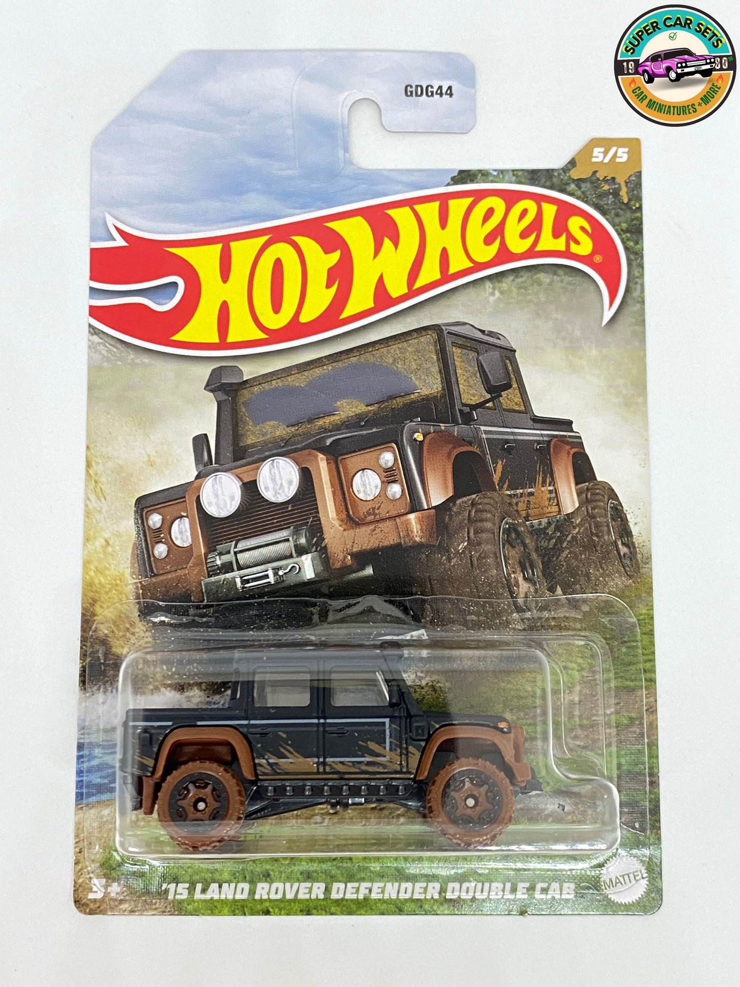 Les 5 voitures (ensemble complet) Mud Runners Hot Wheels