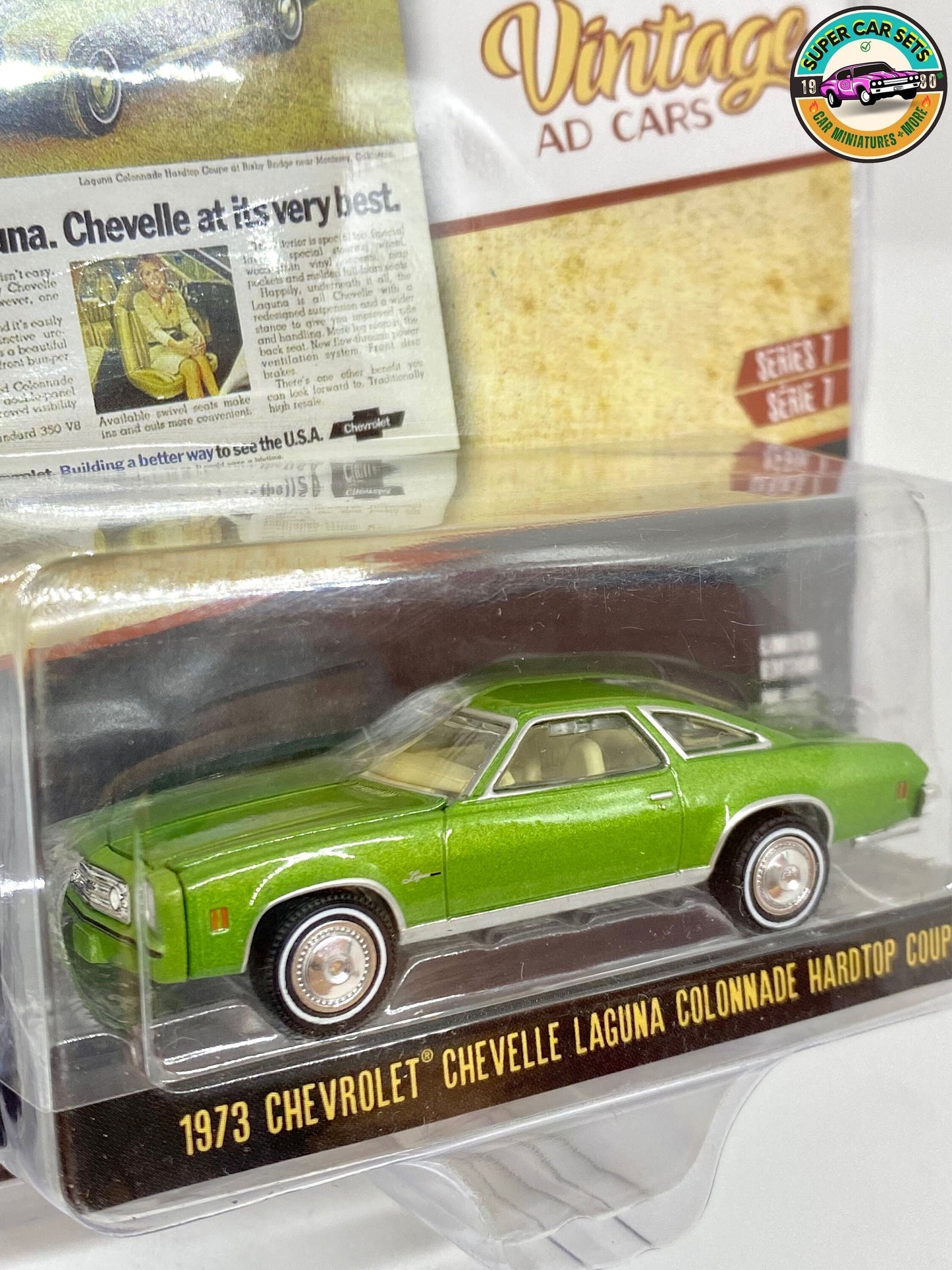 1973 Chevrolet Chevelle Laguna Colonnade Hardtop Coupé – Vintage Serie 7 – hergestellt von Greenlight Collectibles