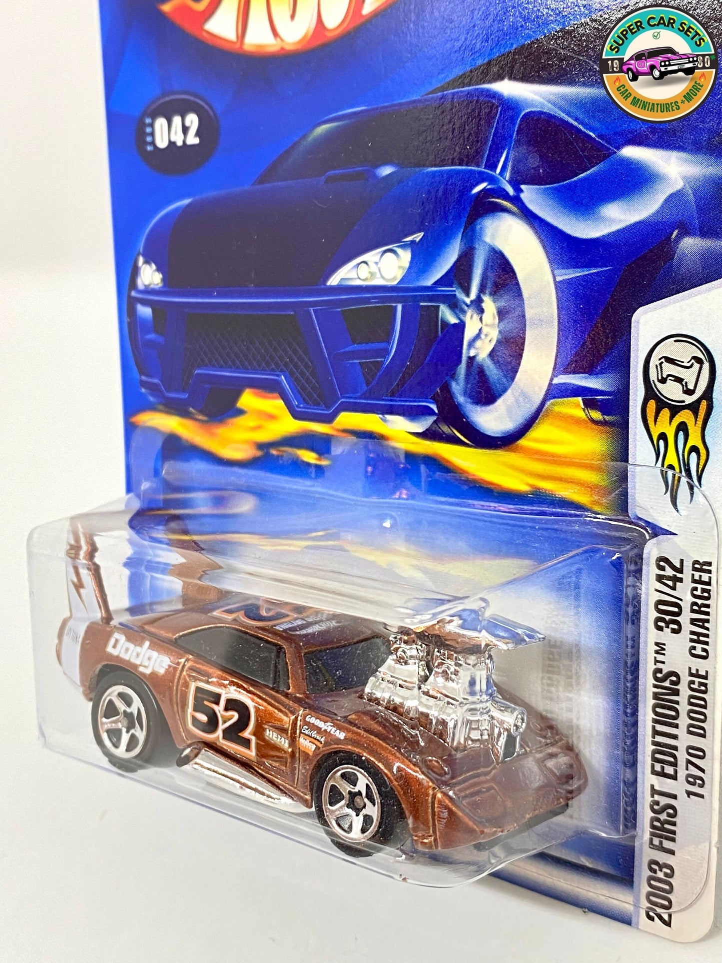 Hot Wheels (VINTAGE) - Dodge Charger 1970 #042 - (Année de lancement 2003)