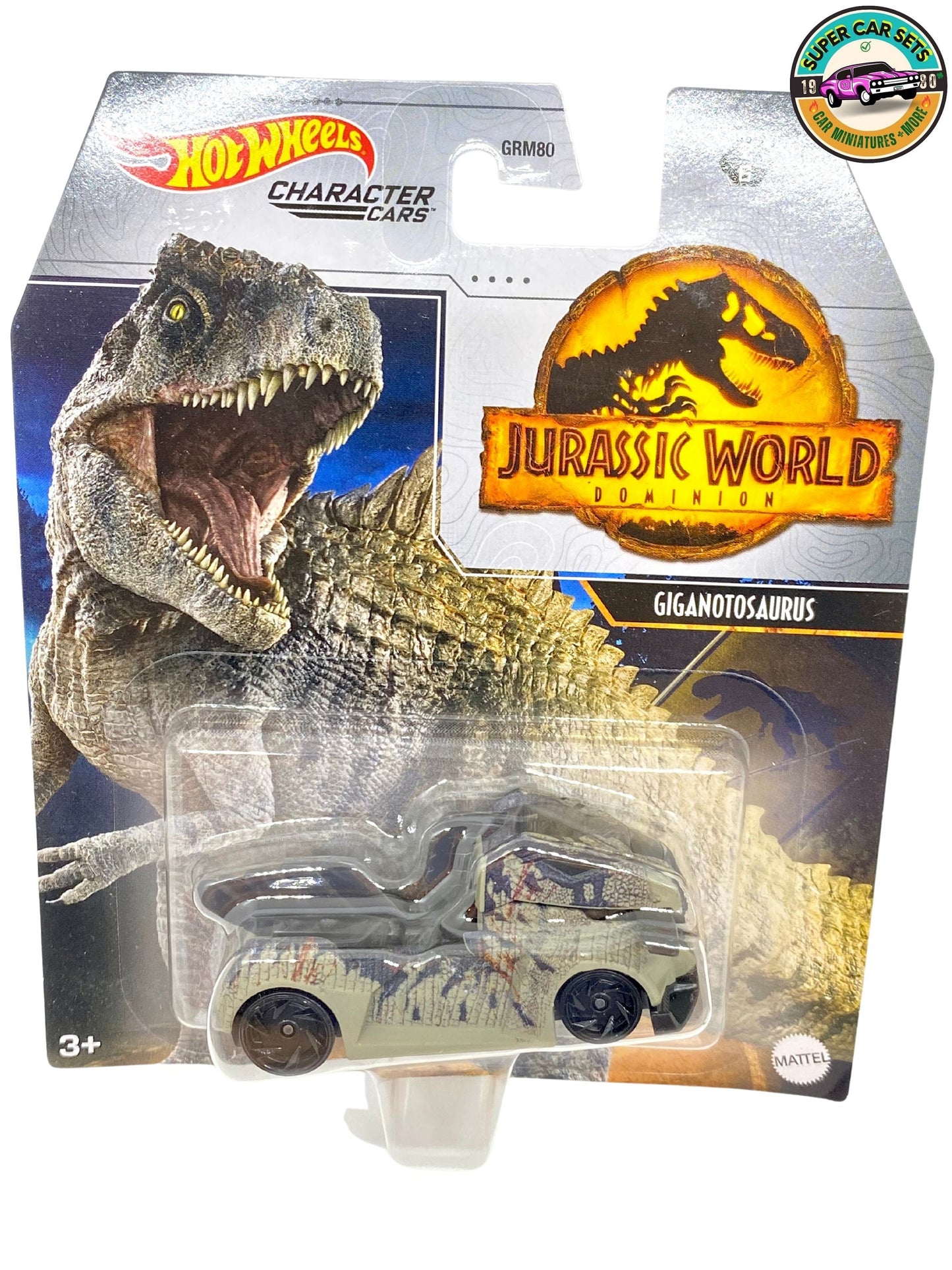 Jurassic World Giganotosaurus - Hot Wheels Personnages Voitures