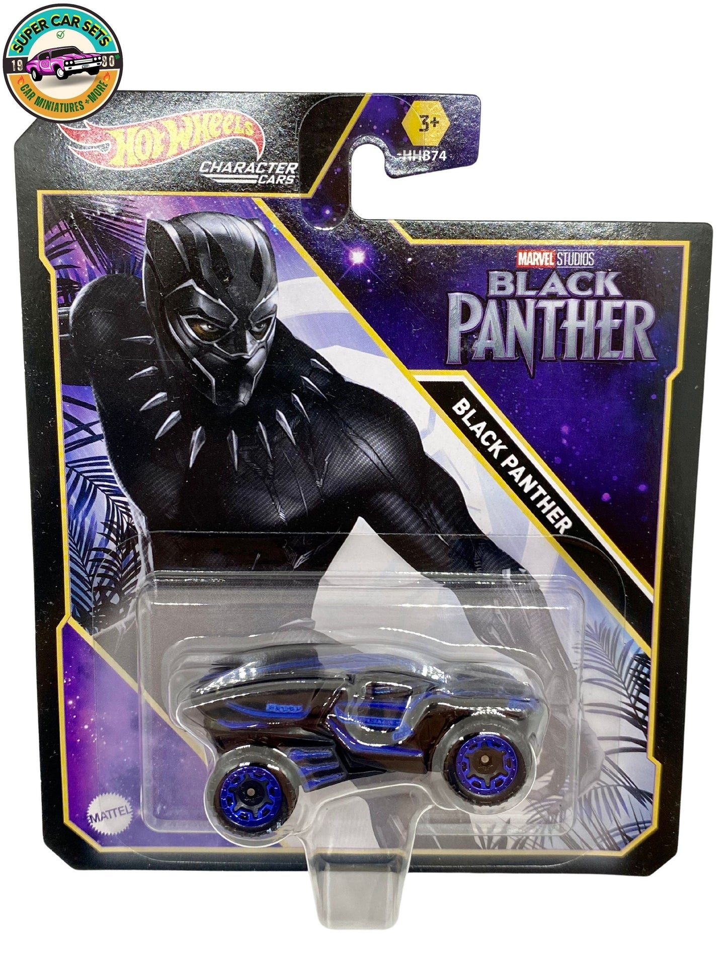 Black Panther - Marvel - Voitures de personnages Hot Wheels