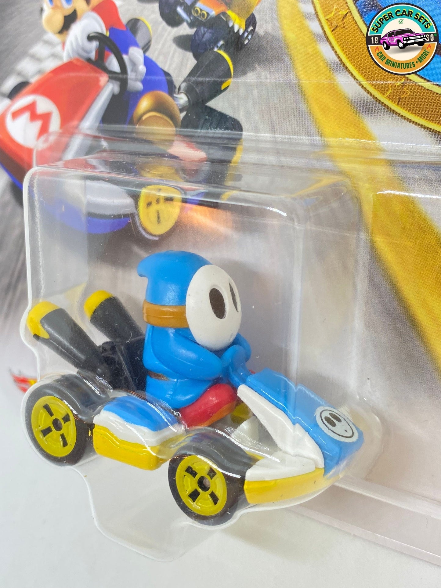 Hellblauer schüchterner Kerl – Standard-Kart – Mario Kart Hot Wheels