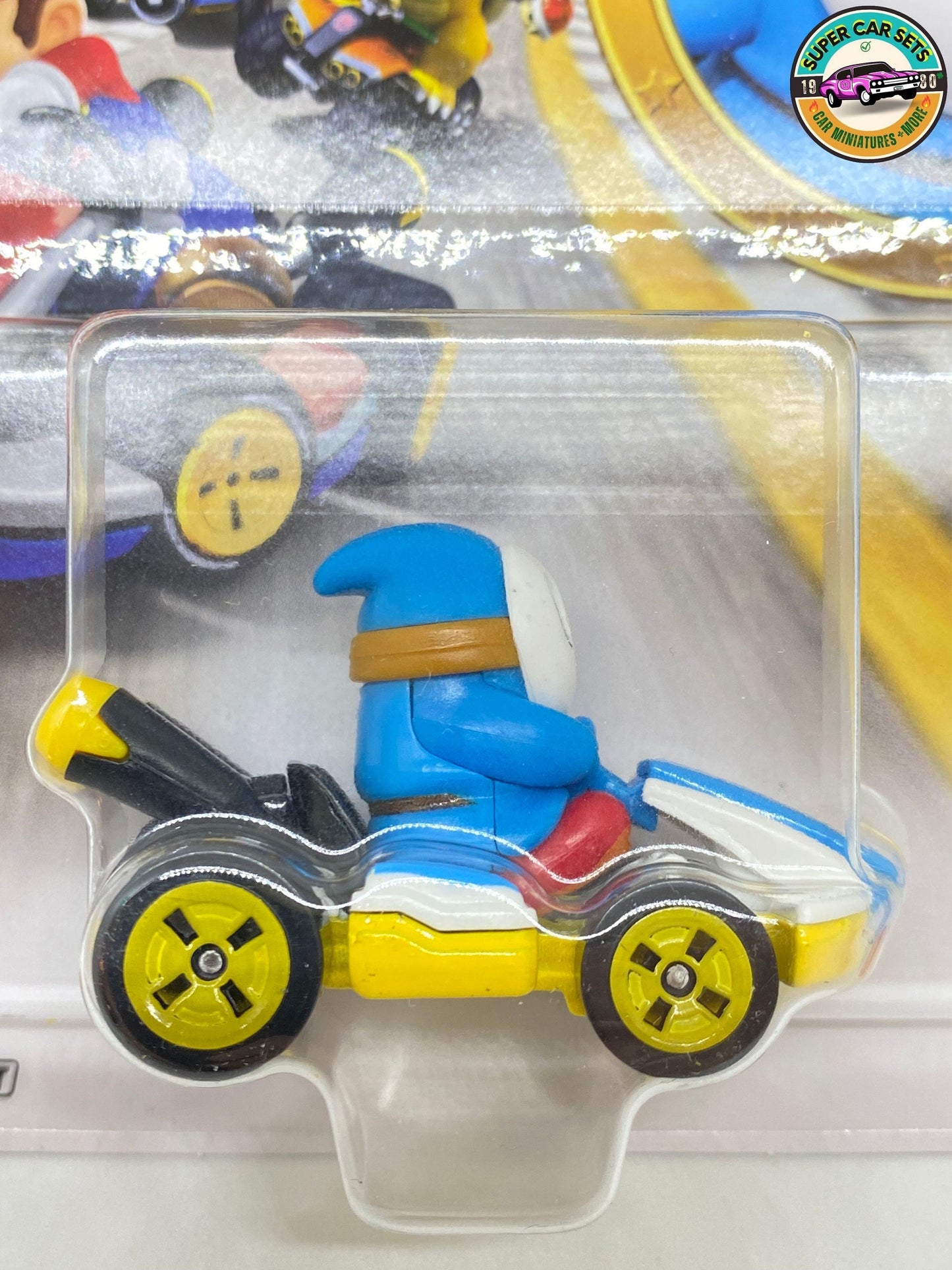 Hellblauer schüchterner Kerl – Standard-Kart – Mario Kart Hot Wheels